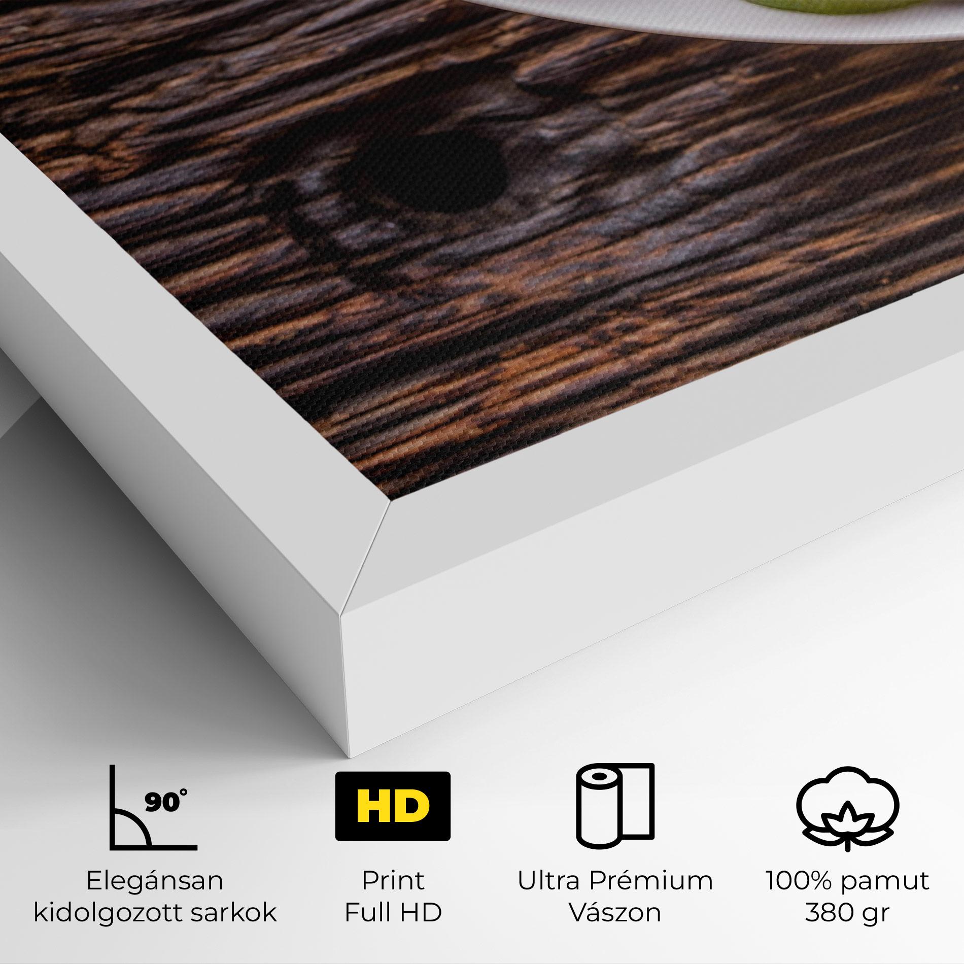 Vászonkép Fresh Fruit Salad mockup 4