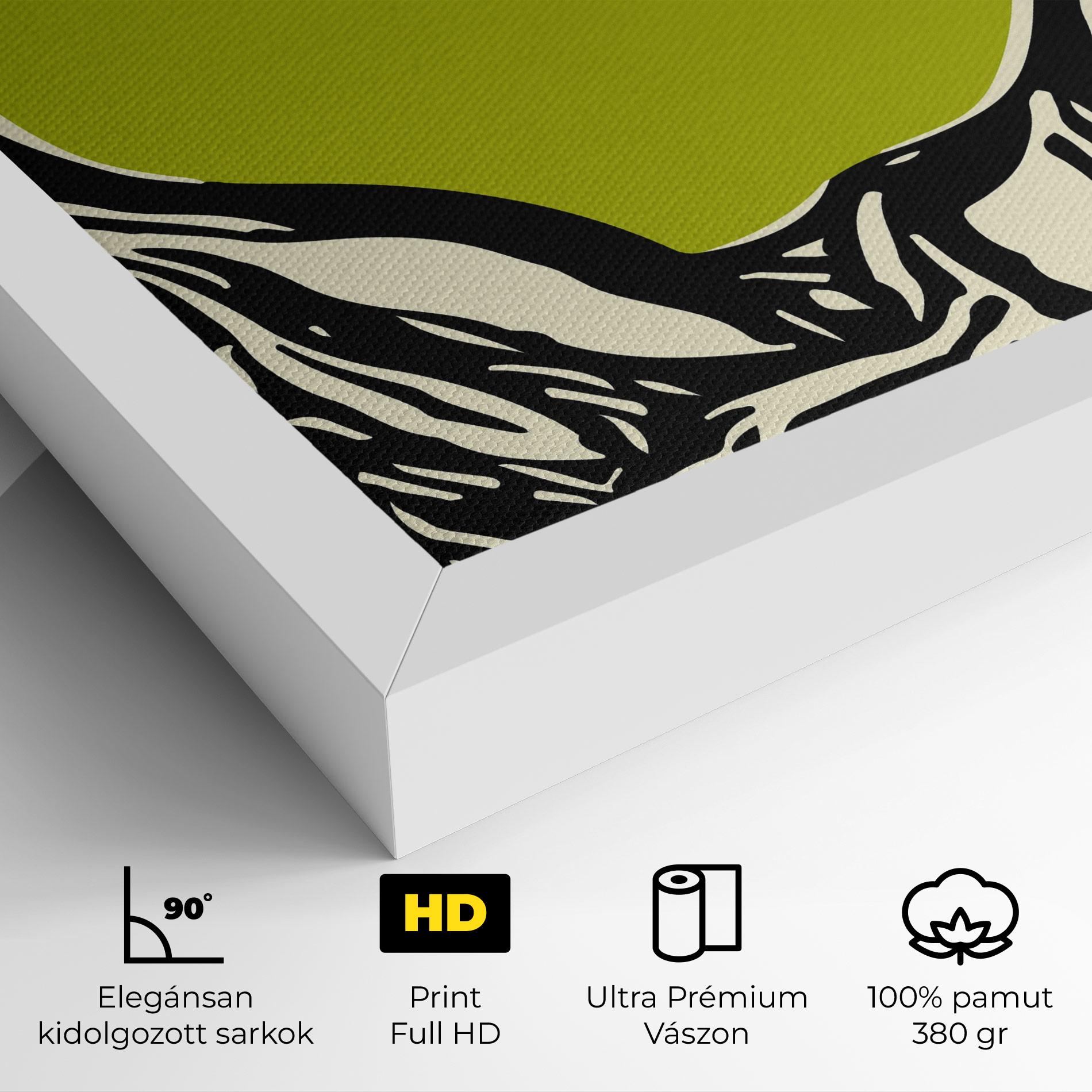 Vászonkép Green Apple mockup 4