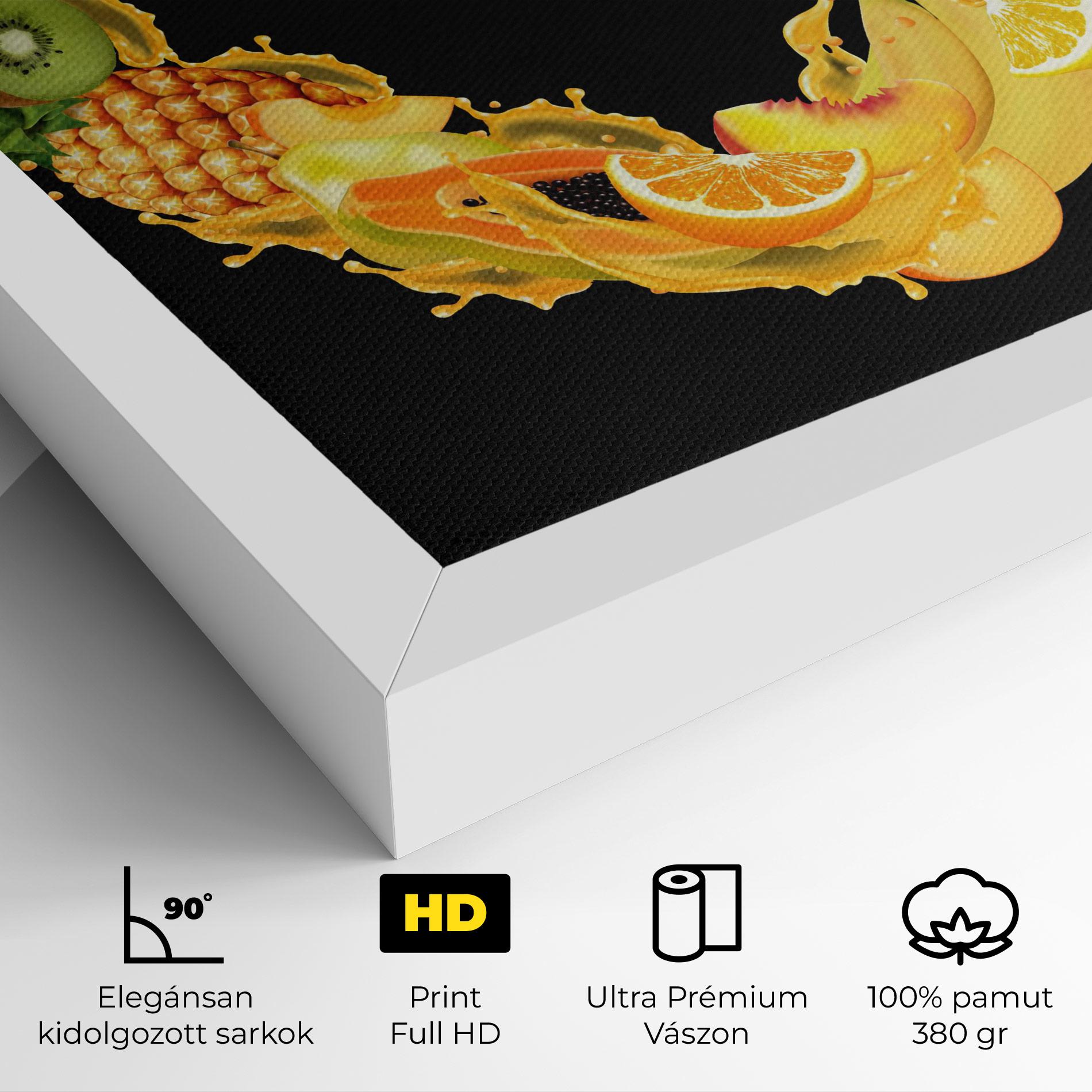 Vászonkép Juice Frame mockup 4
