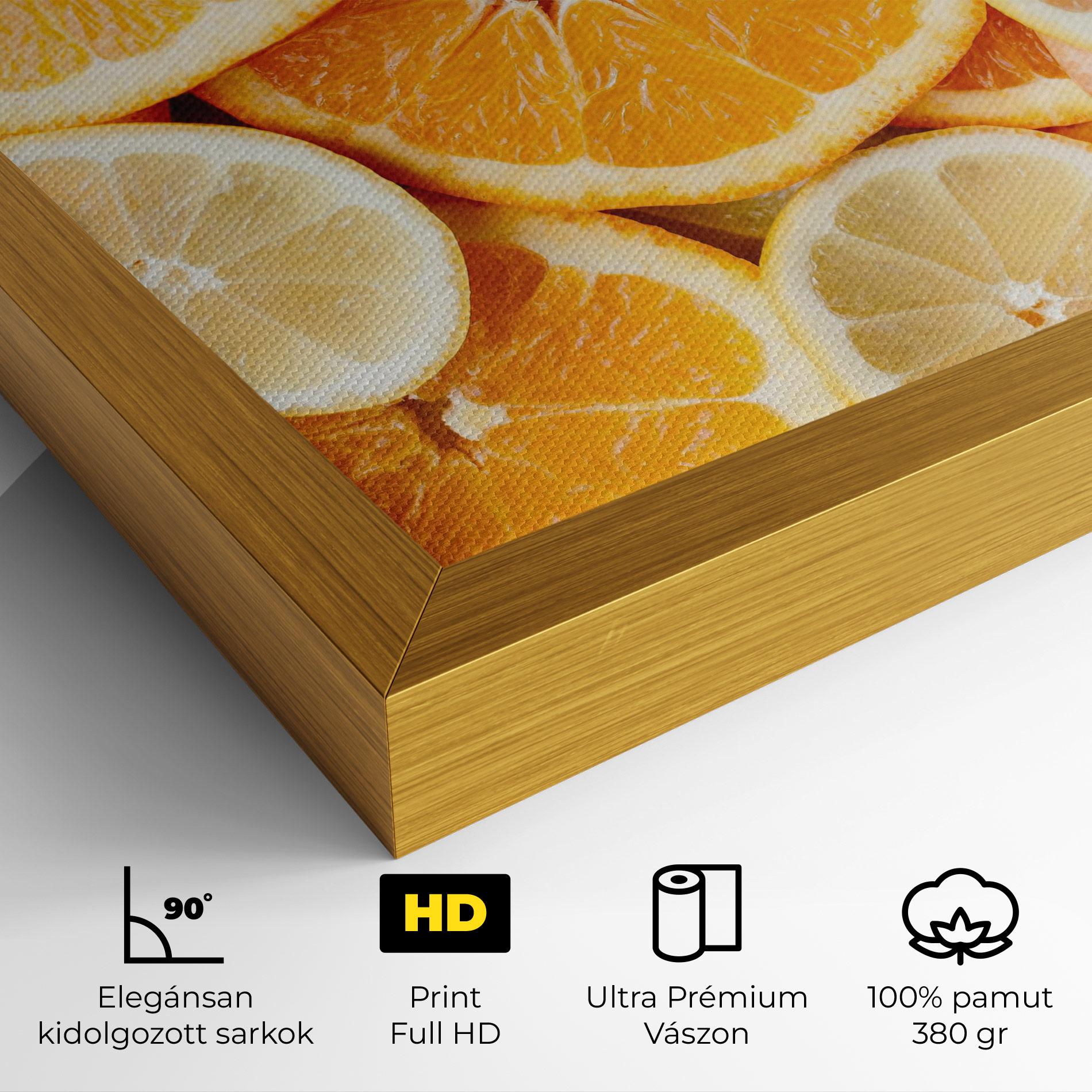Vászonkép Citrus Fruits mockup 4