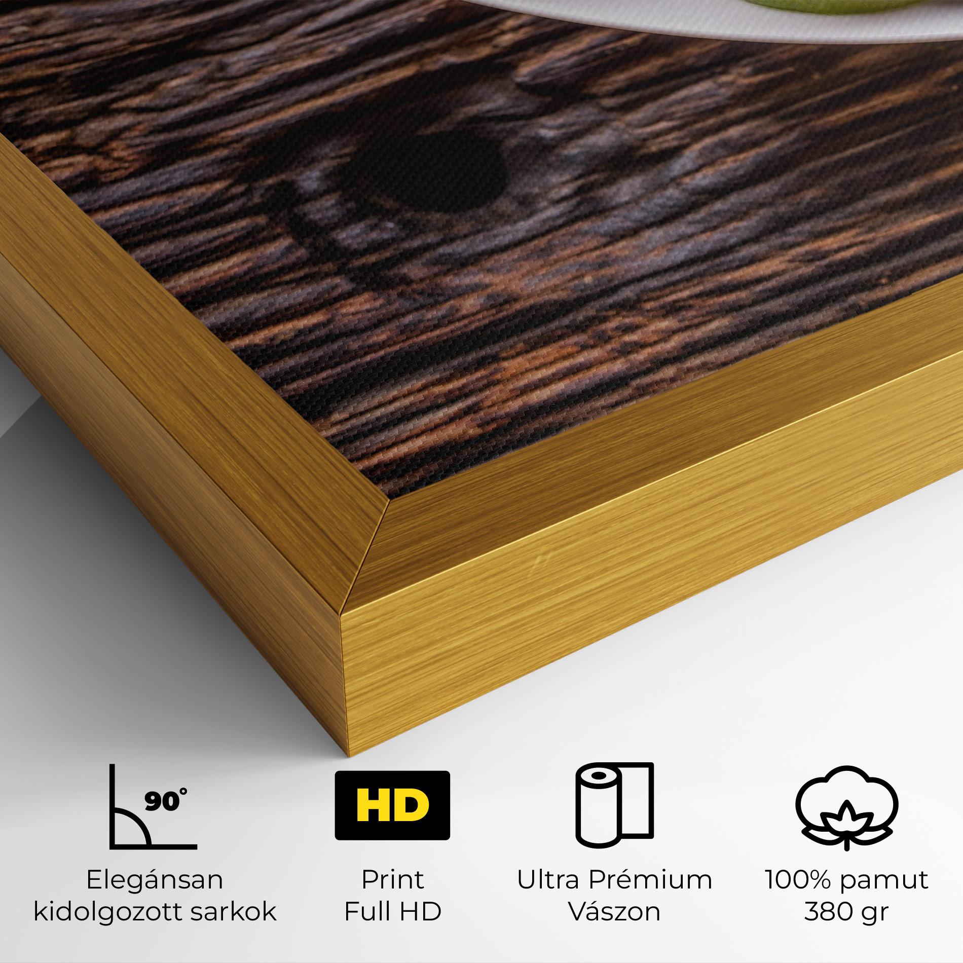 Vászonkép Fresh Fruit Salad mockup 4