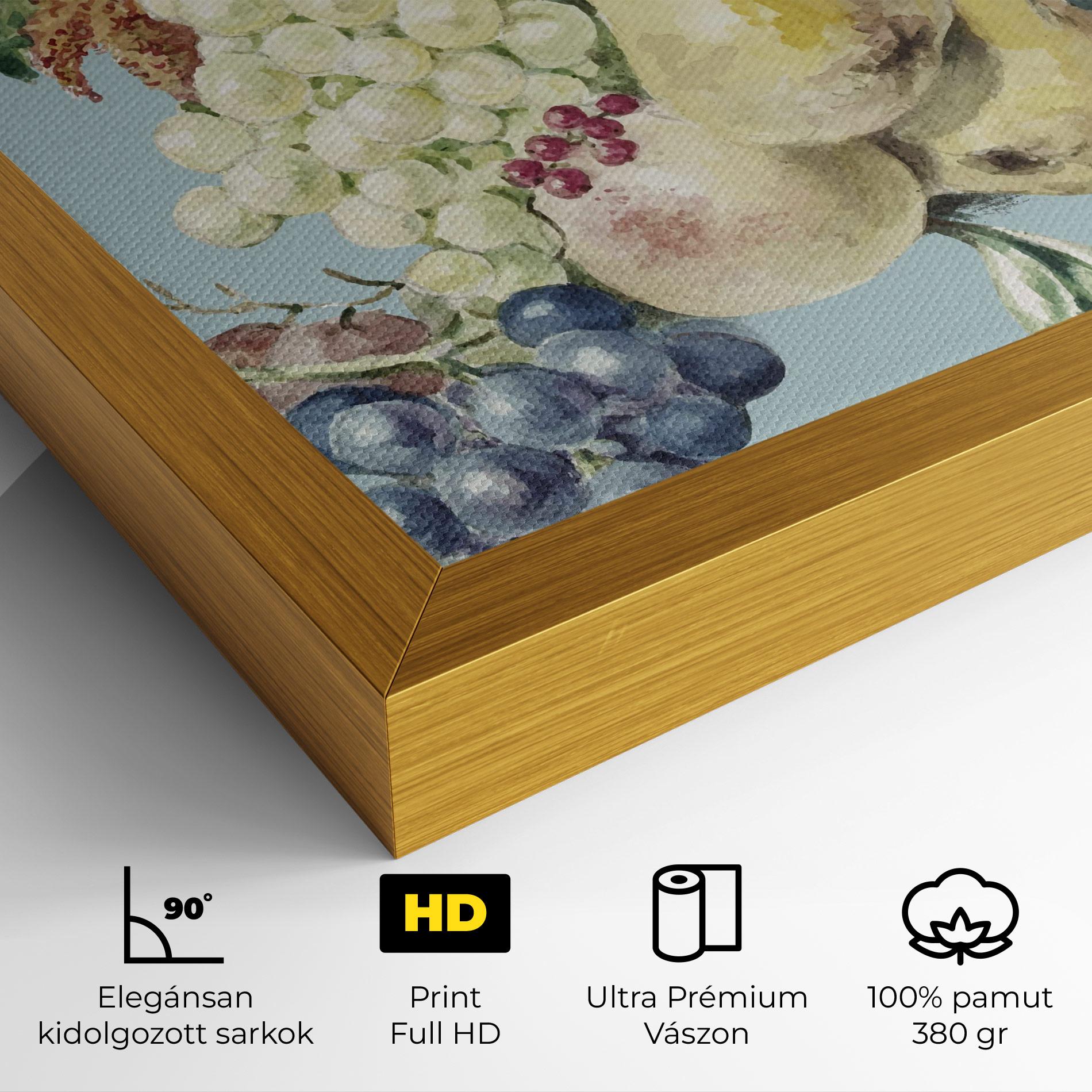 Vászonkép Fruit Paintig mockup 4