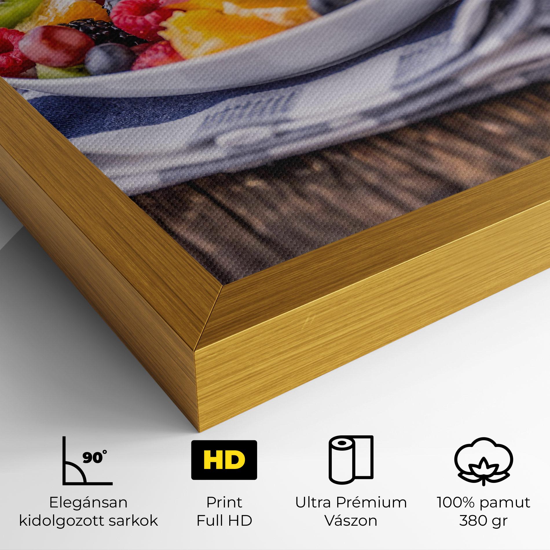 Vászonkép Fruit Salad mockup 4