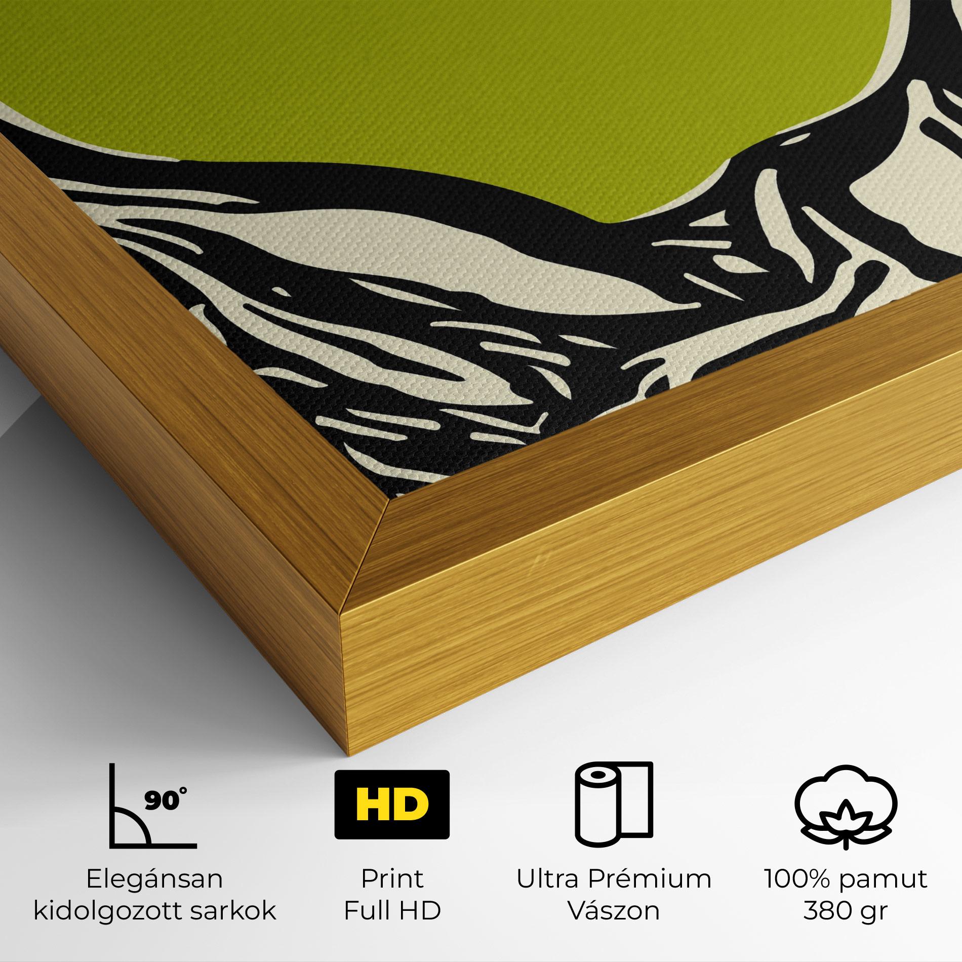 Vászonkép Green Apple mockup 4