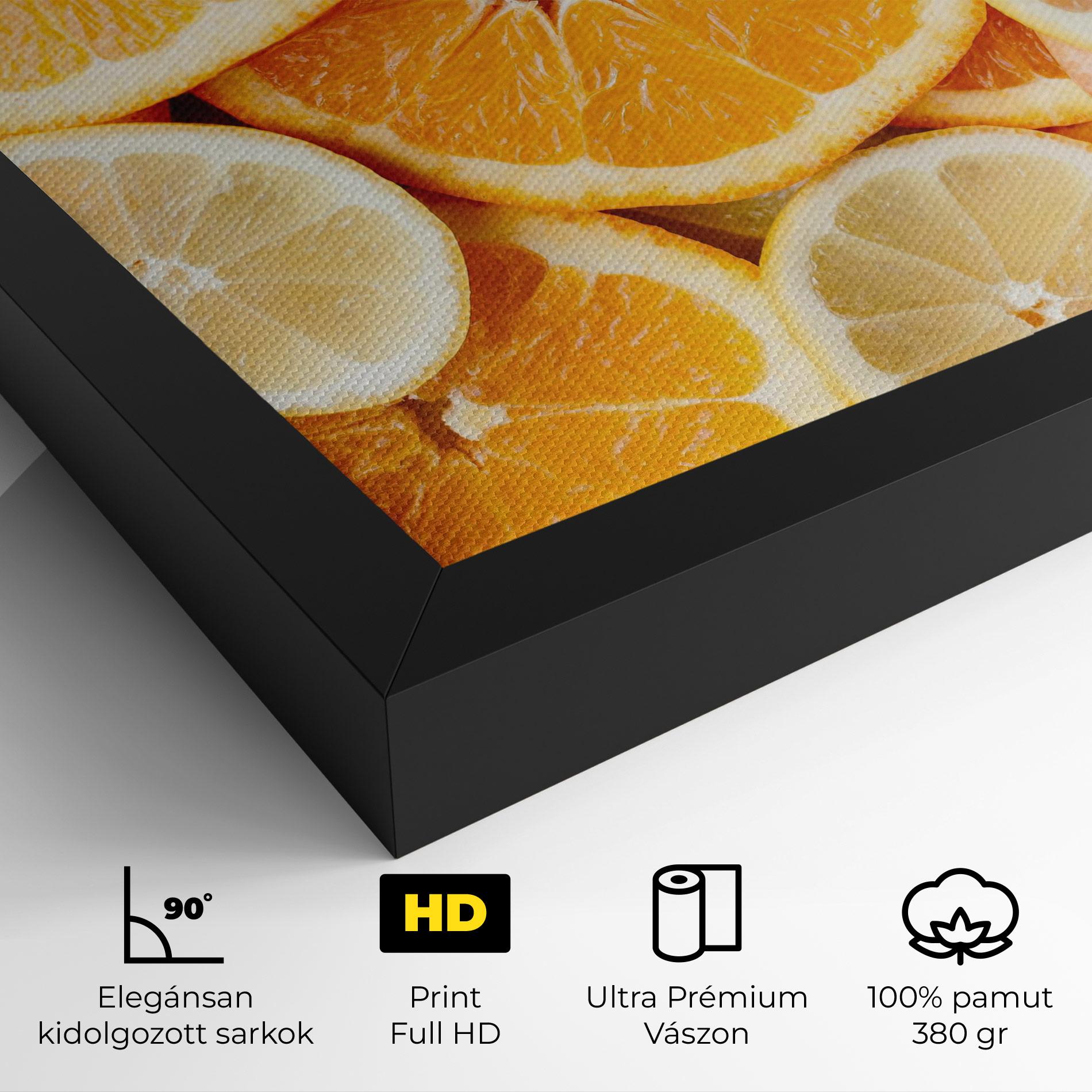 Vászonkép Citrus Fruits mockup 4