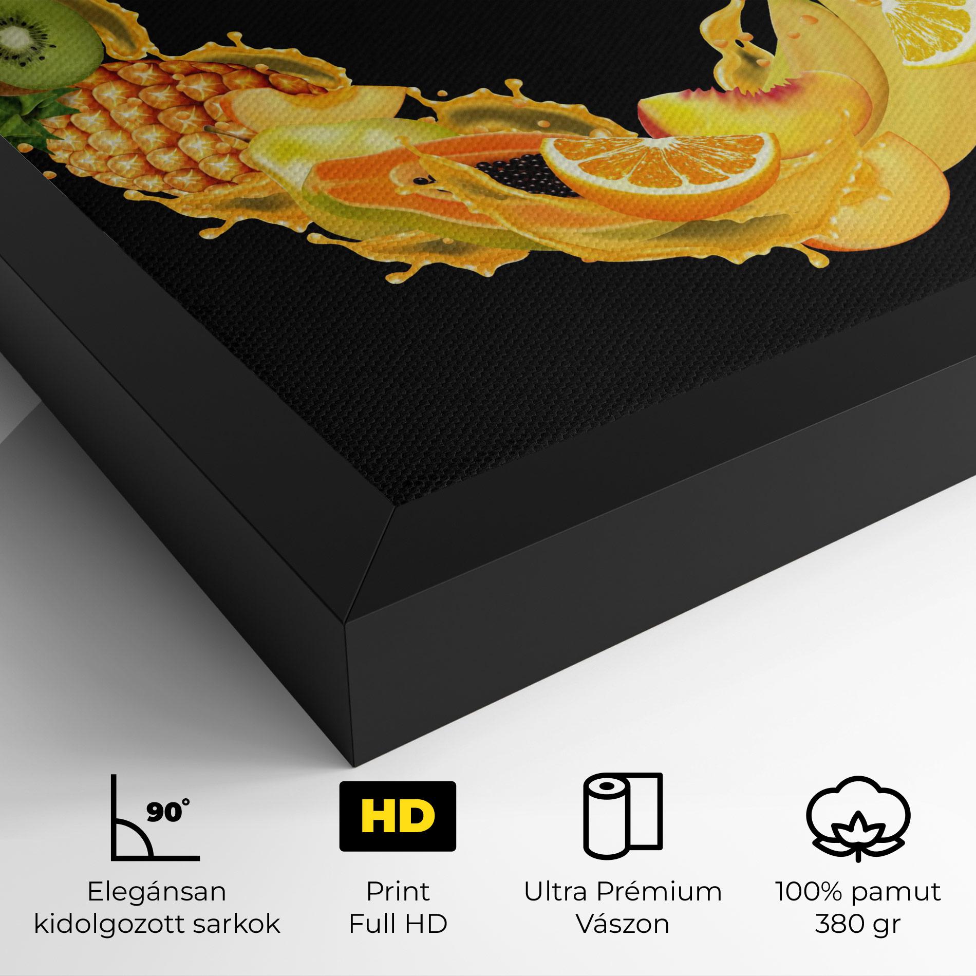 Vászonkép Juice Frame mockup 4