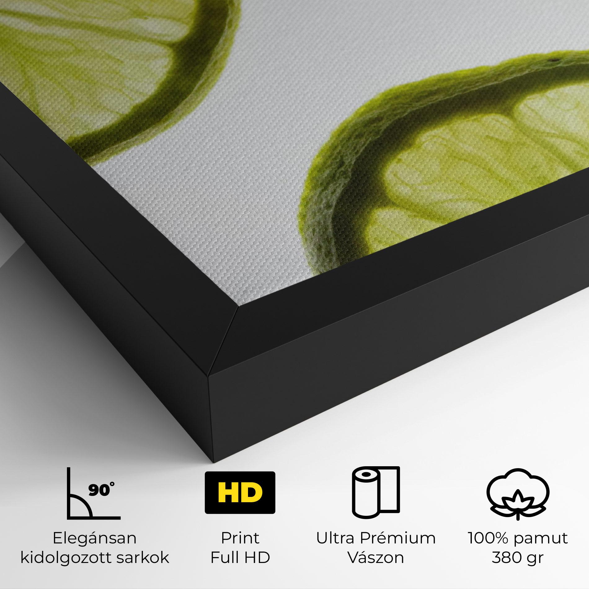 Vászonkép Lime Slice mockup 4