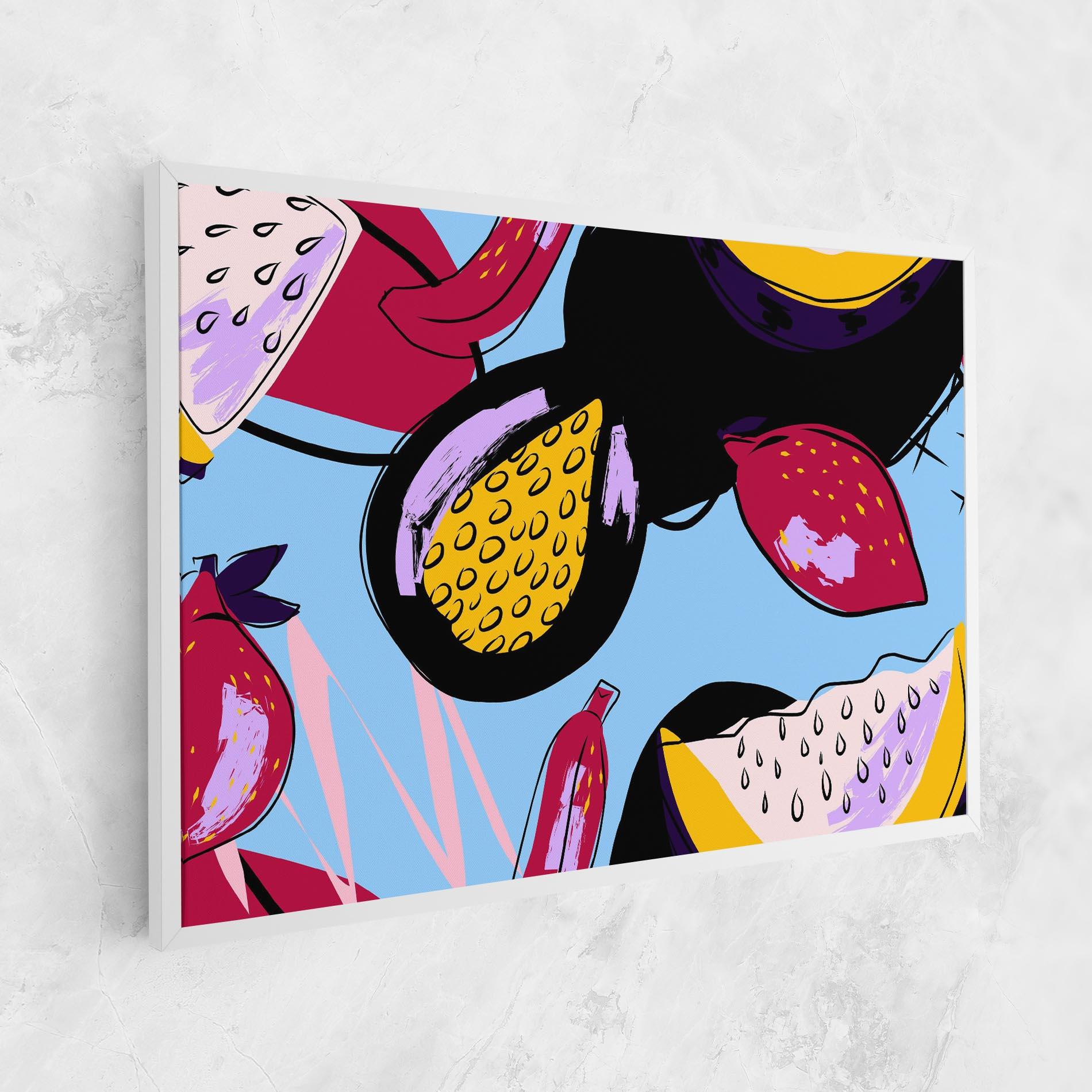 Vászonkép Colorful Fruits mockup 1