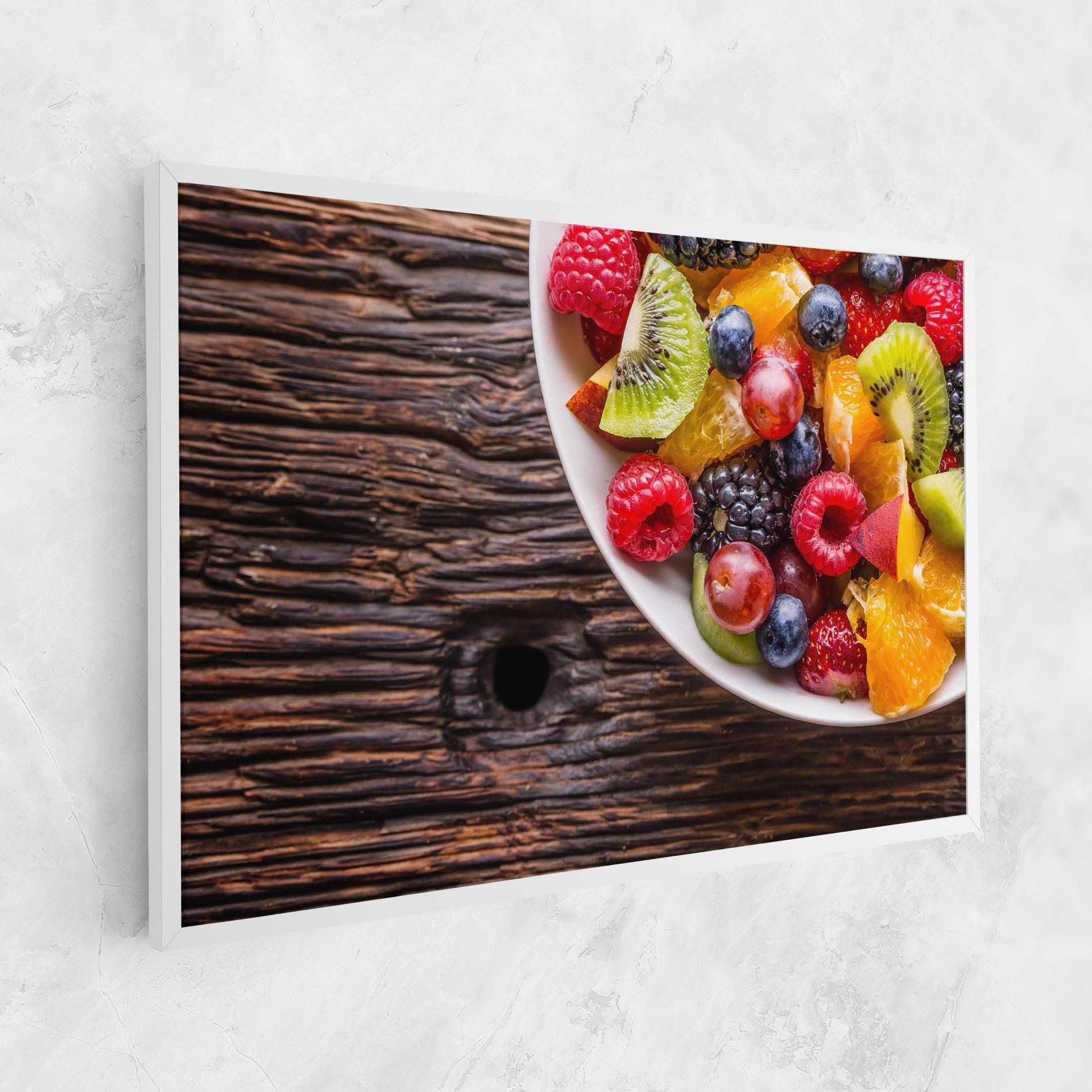 Vászonkép Fresh Fruit Salad mockup 1