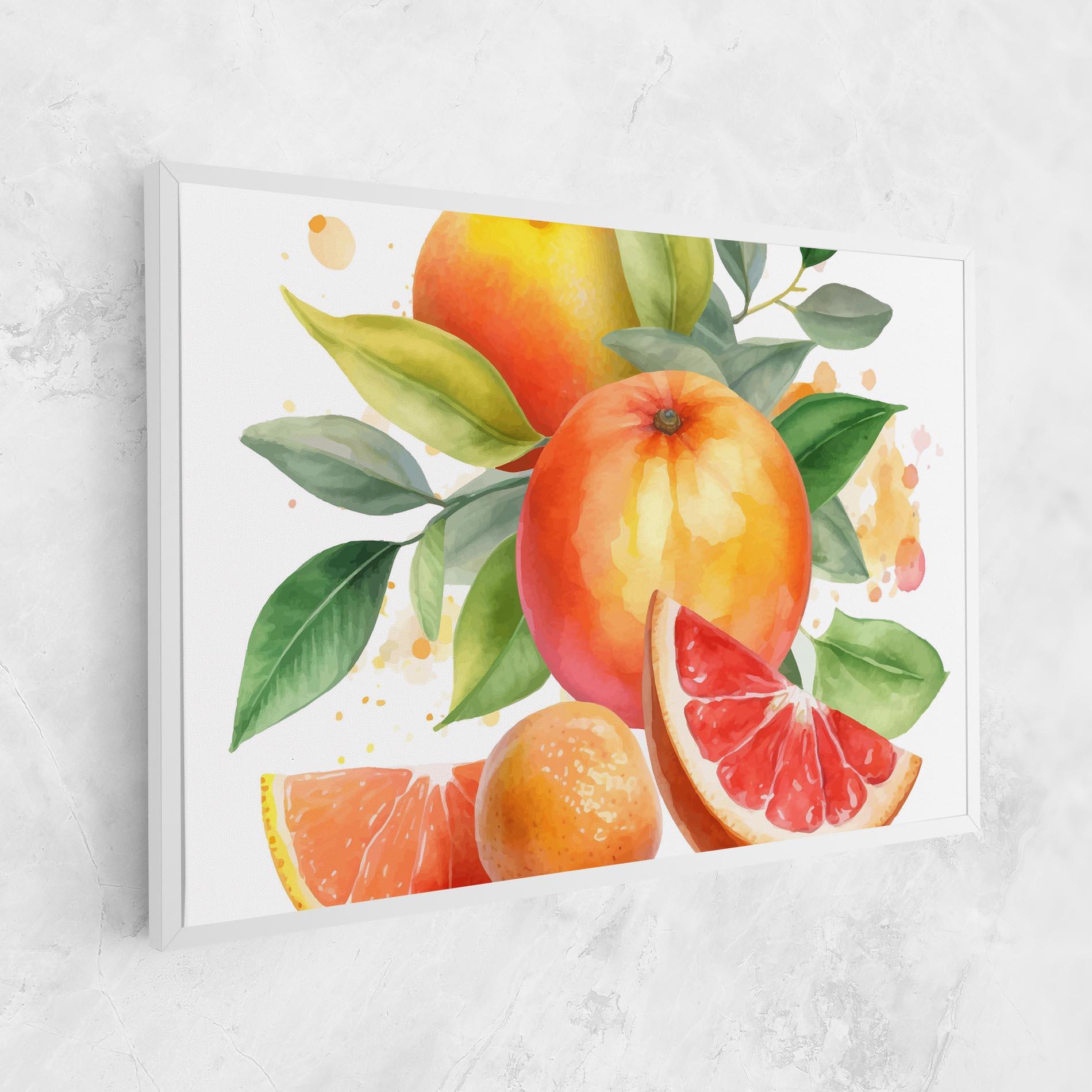 Vászonkép Grapefruit Art mockup 1