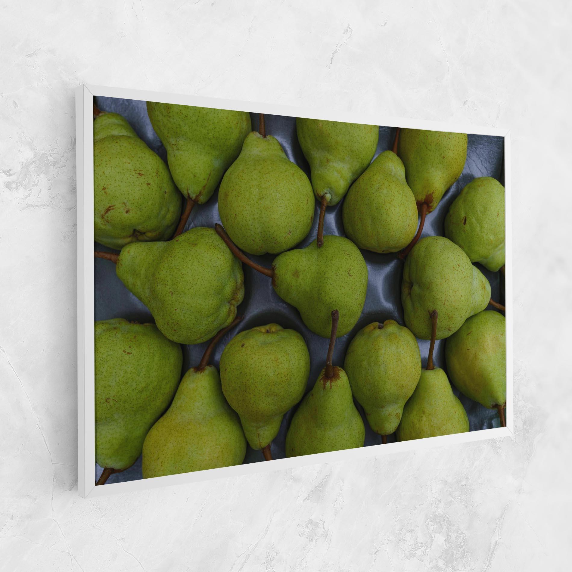 Vászonkép Green Pear mockup 1