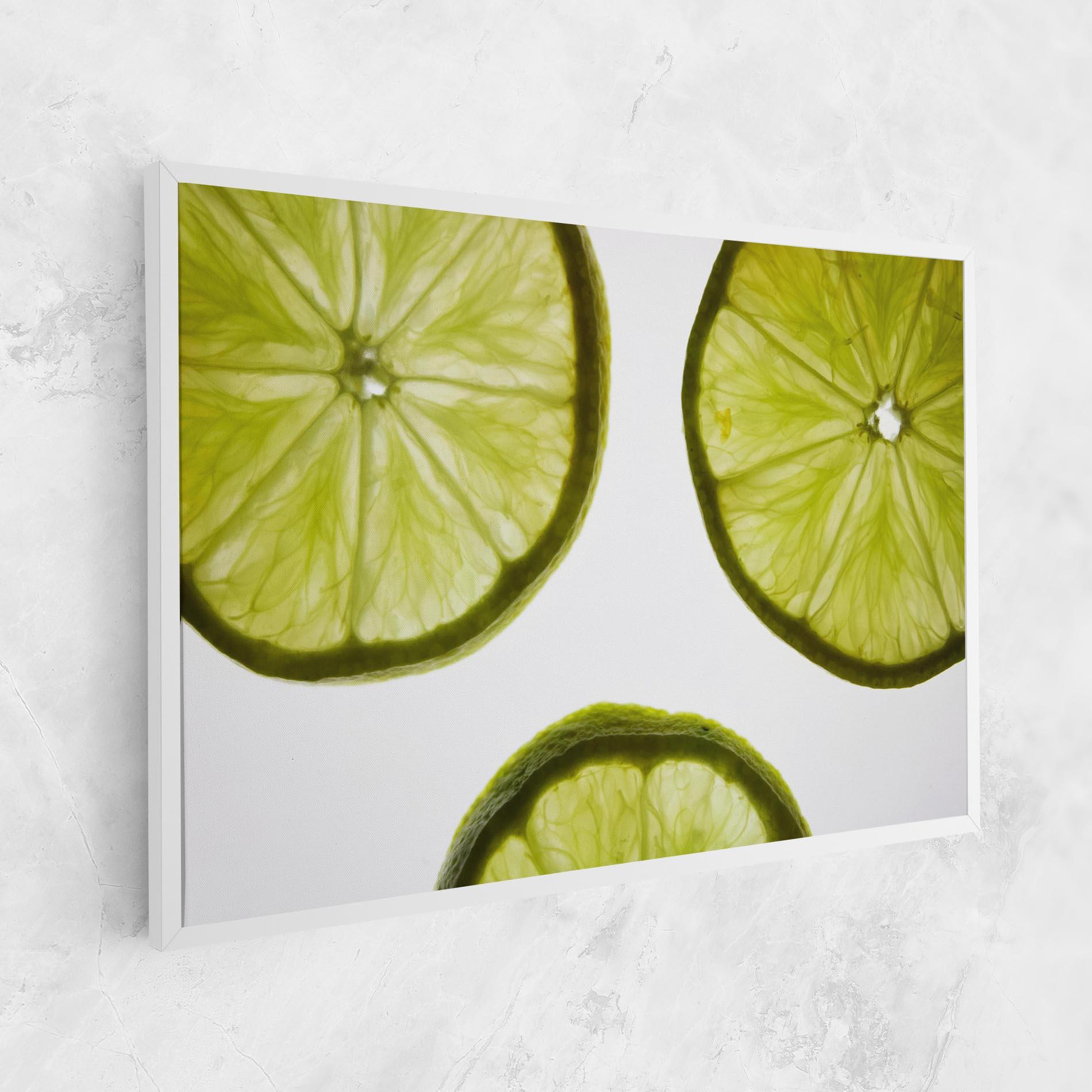 Vászonkép Lime Slice mockup 1