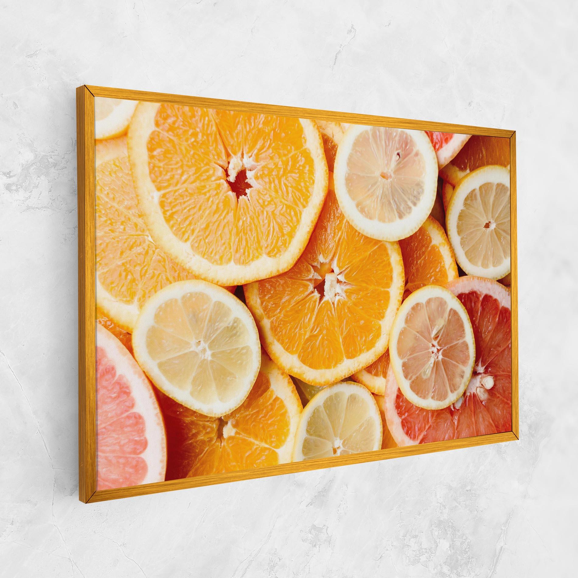 Vászonkép Citrus Fruits mockup 1