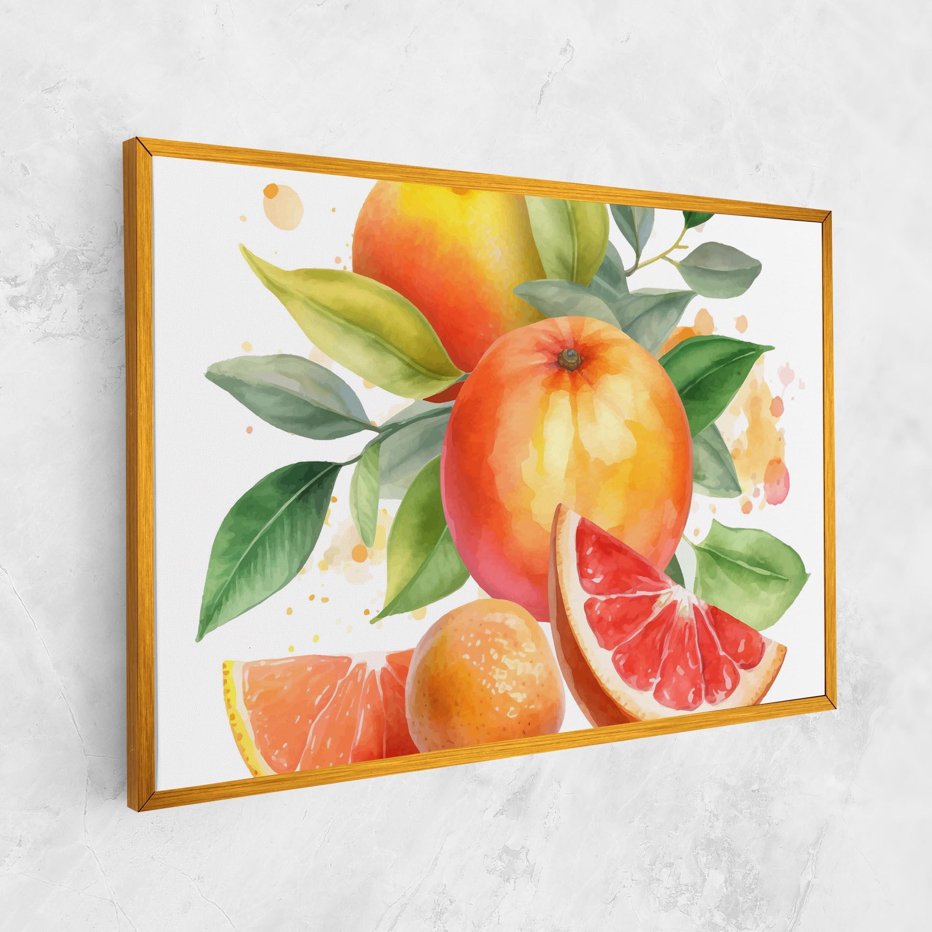 Vászonkép Grapefruit Art mockup 1