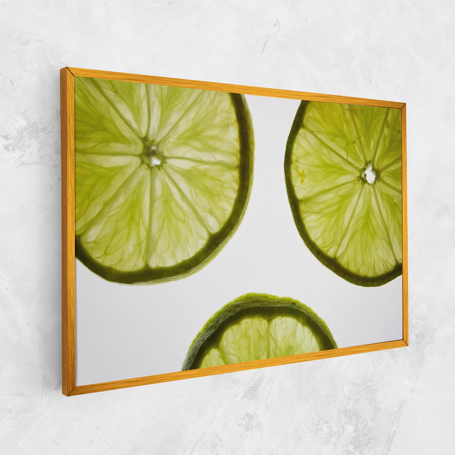 Vászonkép Lime Slice mockup 1