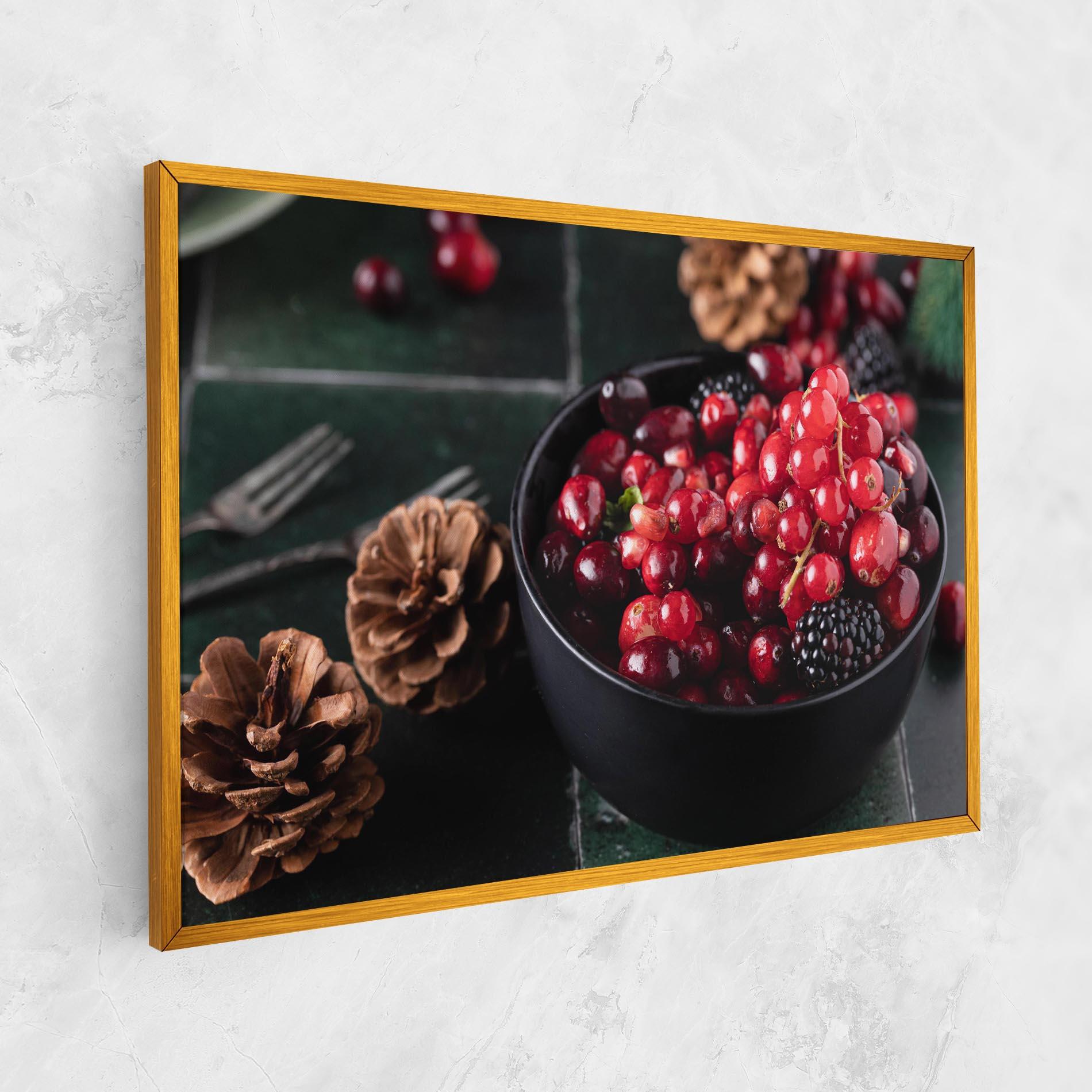 Vászonkép Red Berries mockup 1