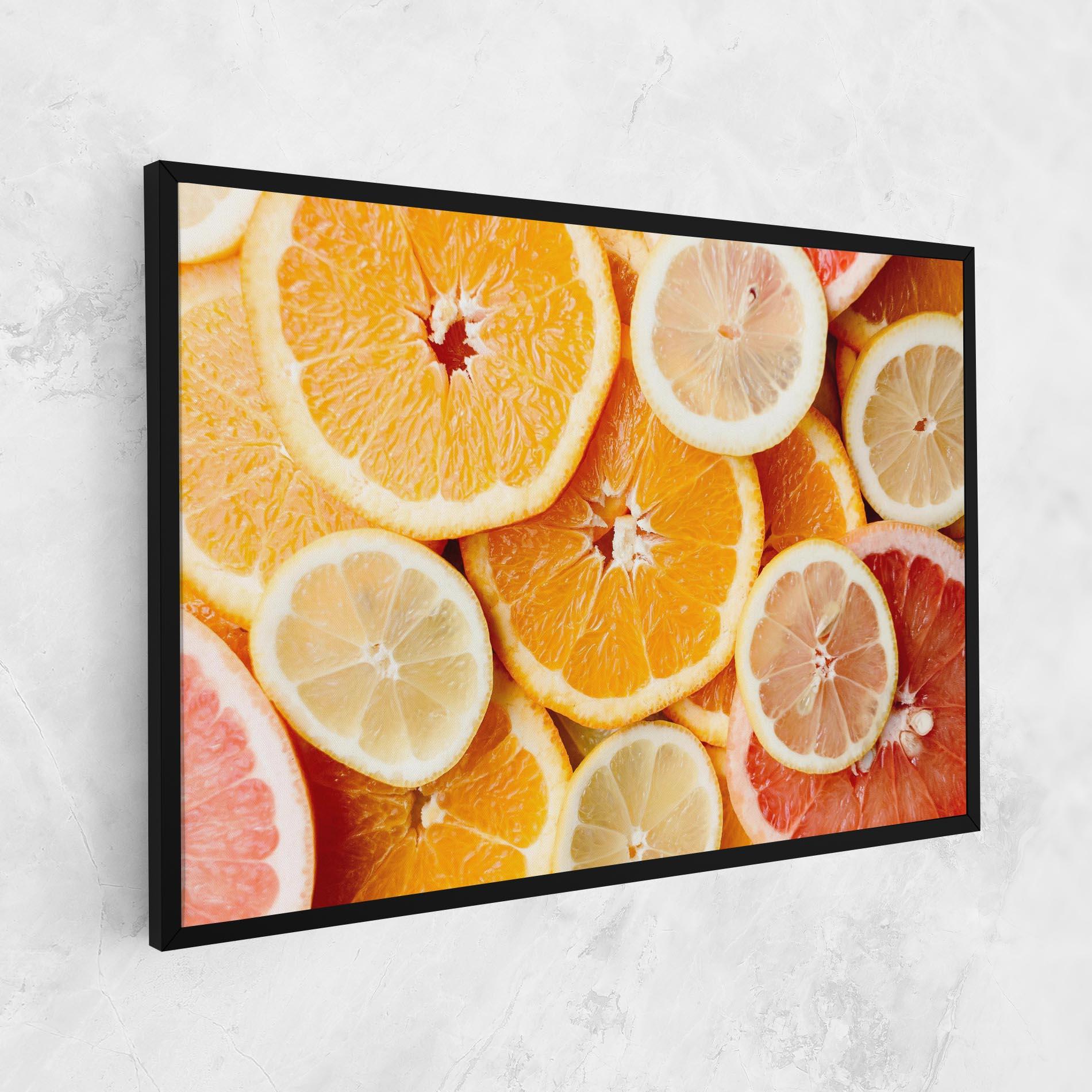 Vászonkép Citrus Fruits mockup 1