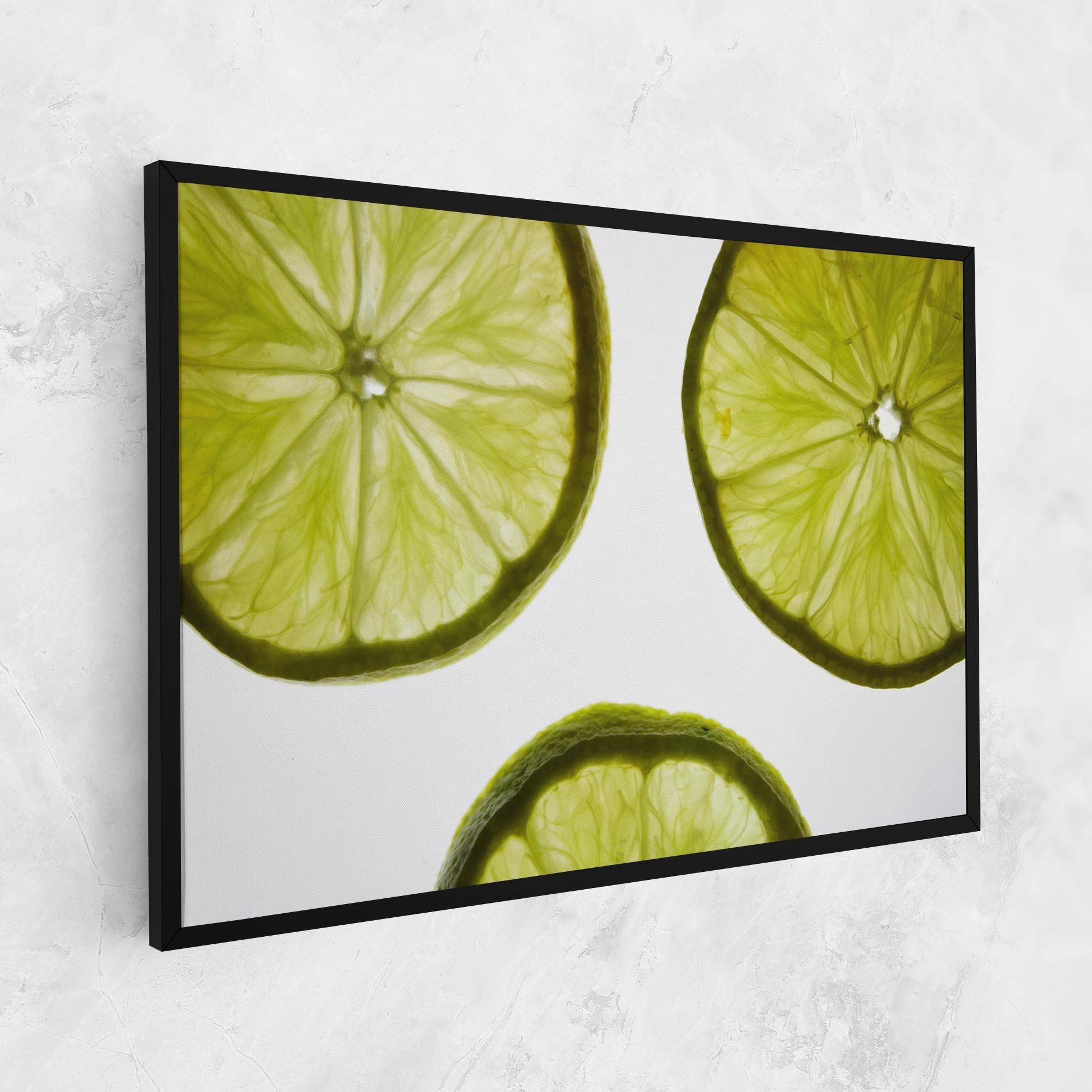 Vászonkép Lime Slice mockup 1