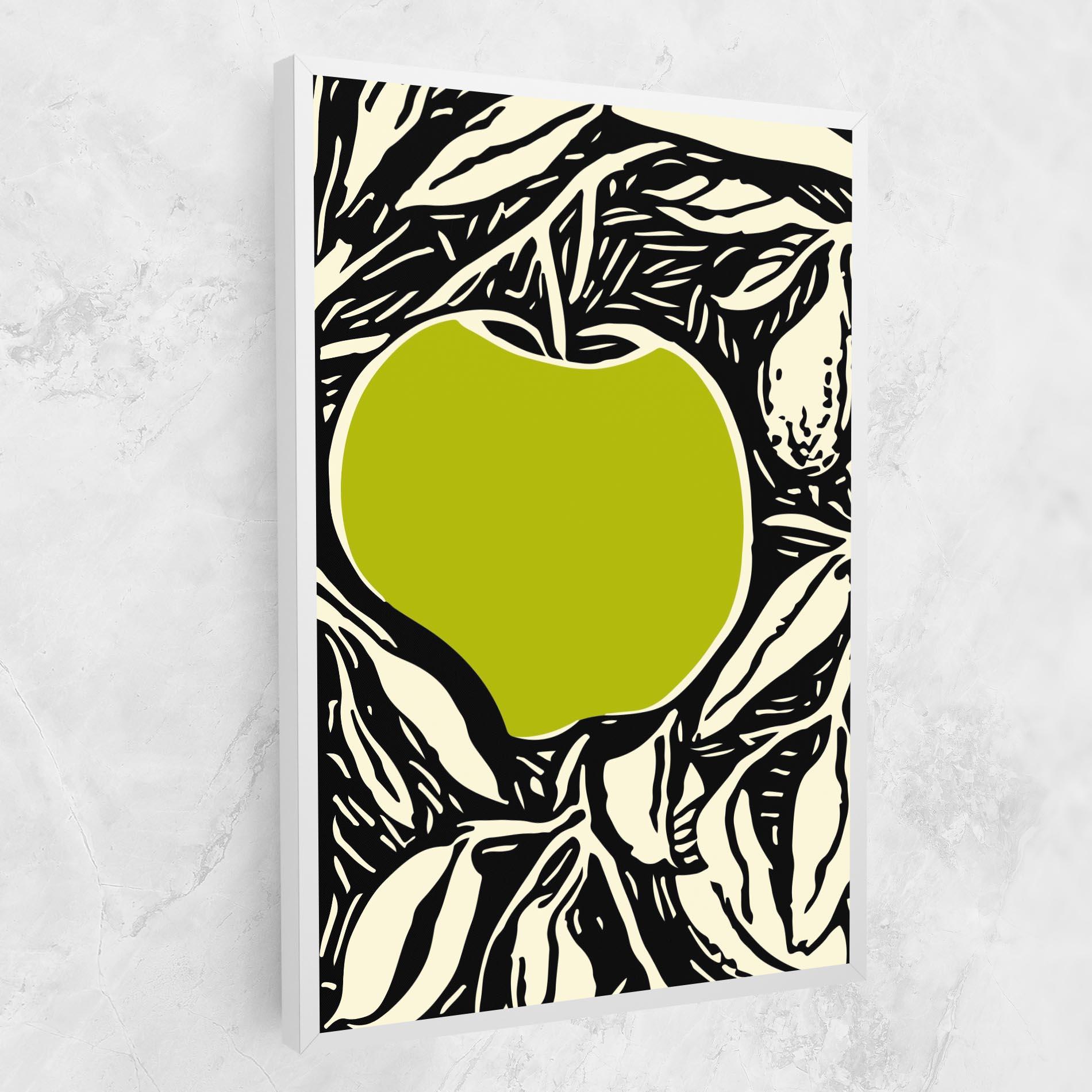 Vászonkép Green Apple mockup 1