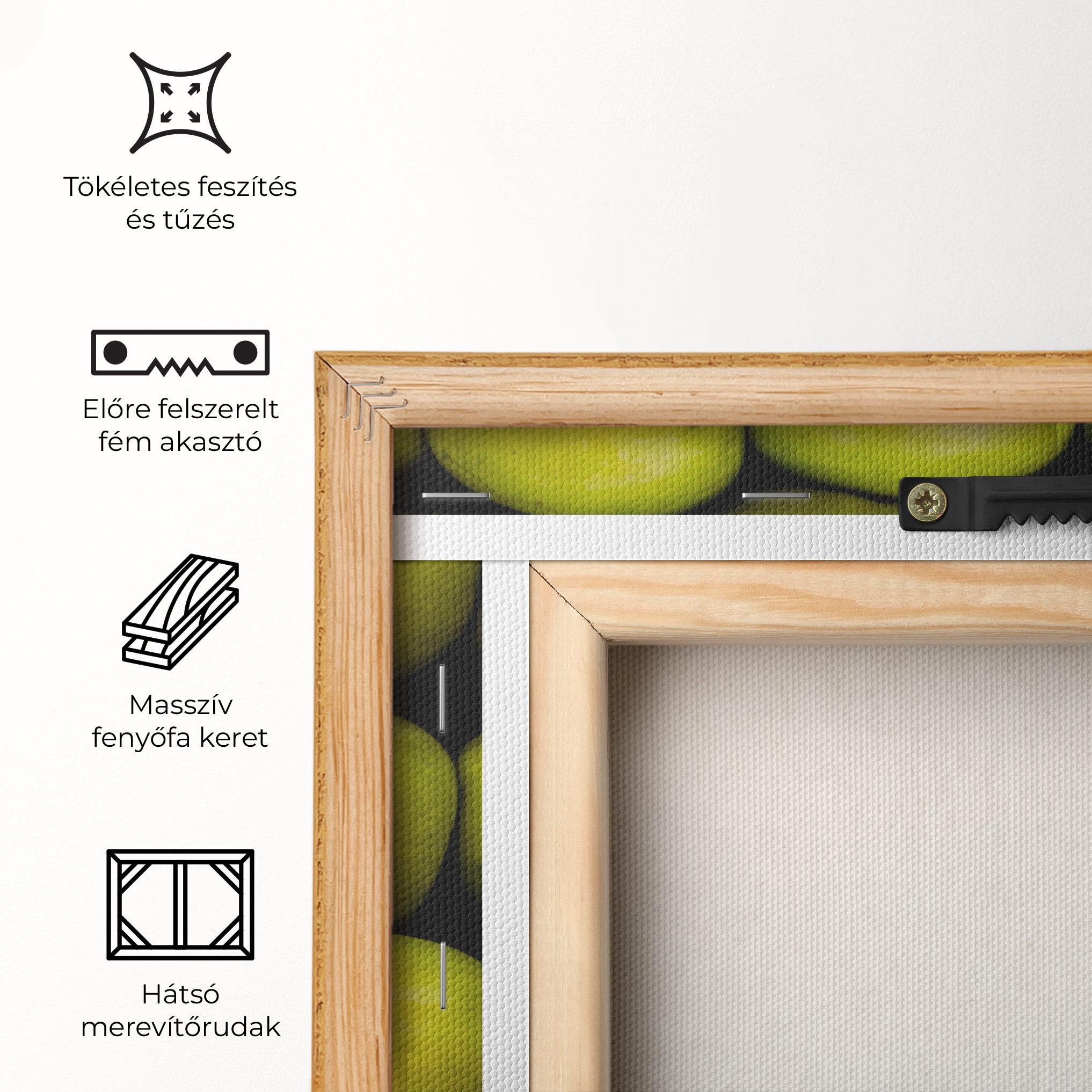 Vászonkép Apple Wall mockup 5