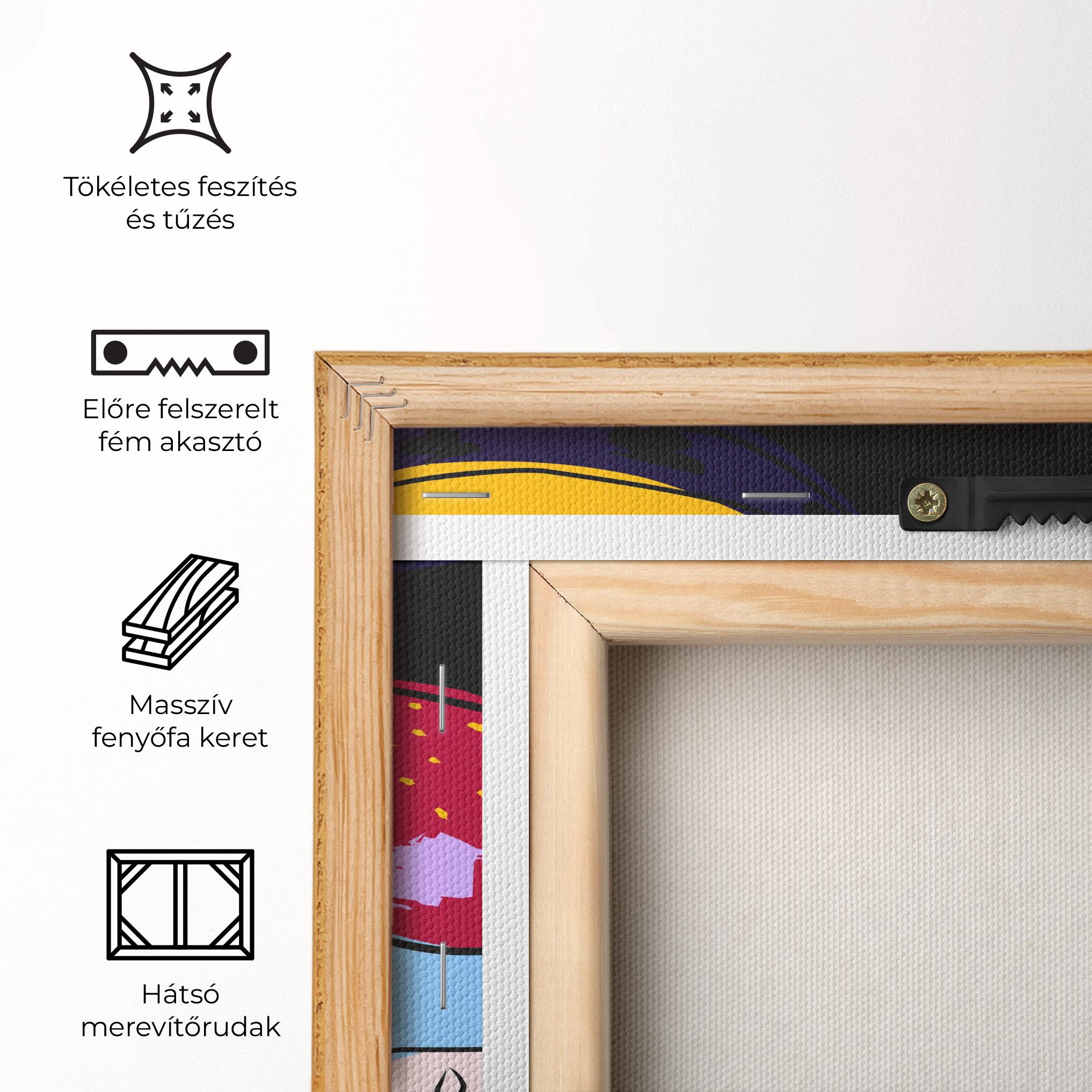 Vászonkép Colorful Fruits mockup 5