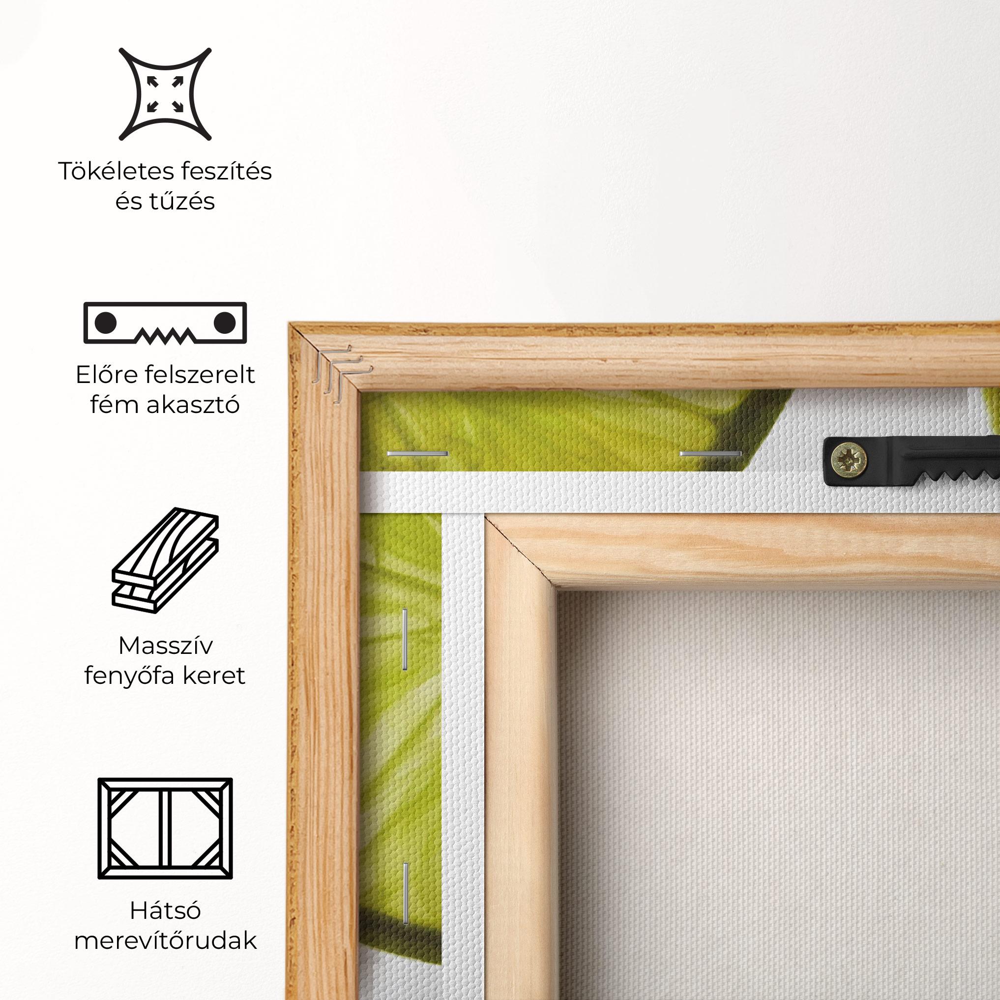 Vászonkép Lime Slice mockup 5