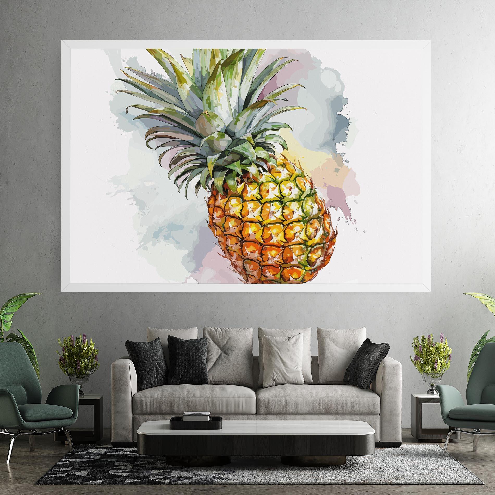 Vászonkép Artistic Pineapple mockup 7