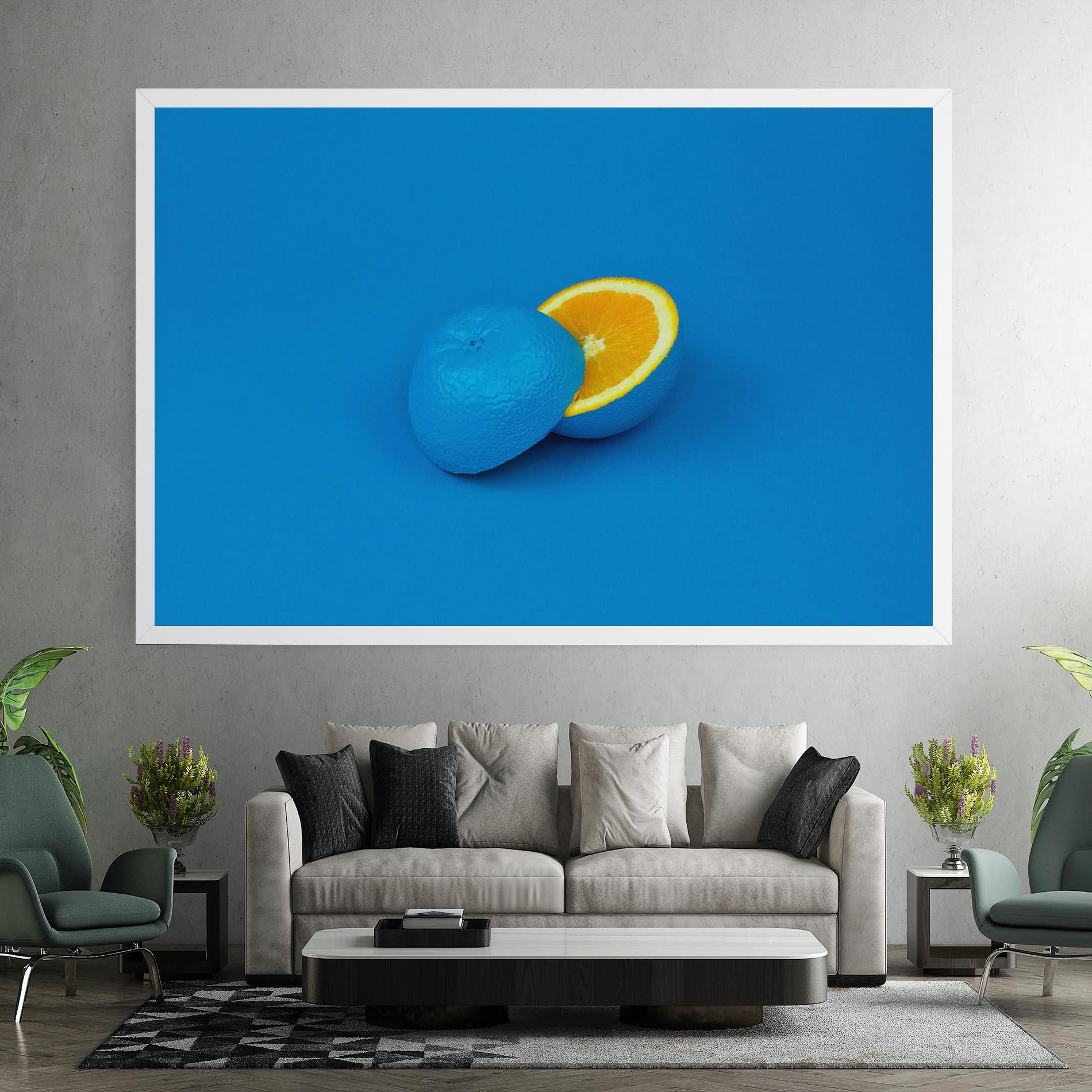 Vászonkép Blue Orange mockup 7