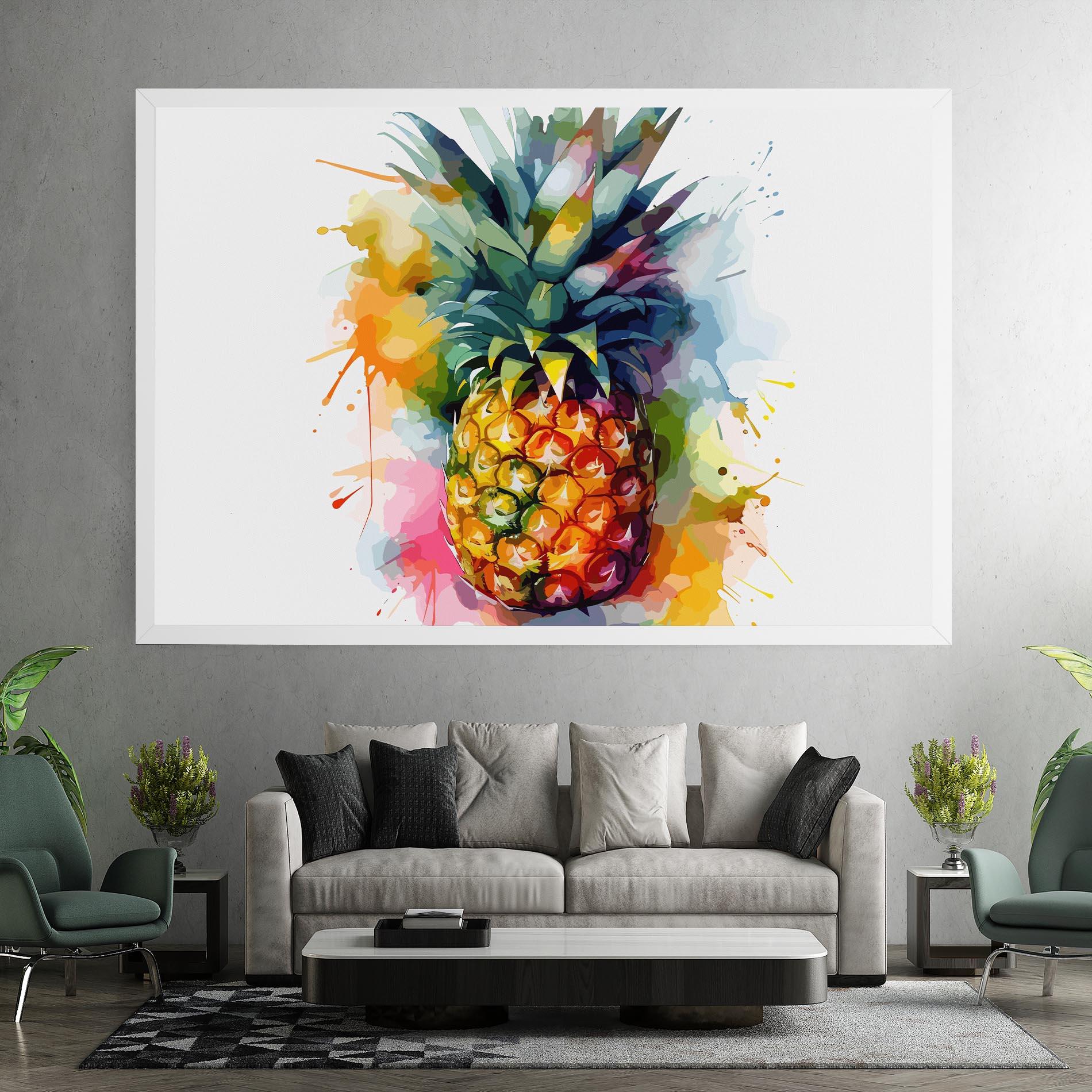 Vászonkép Color Mix Pineapple mockup 7