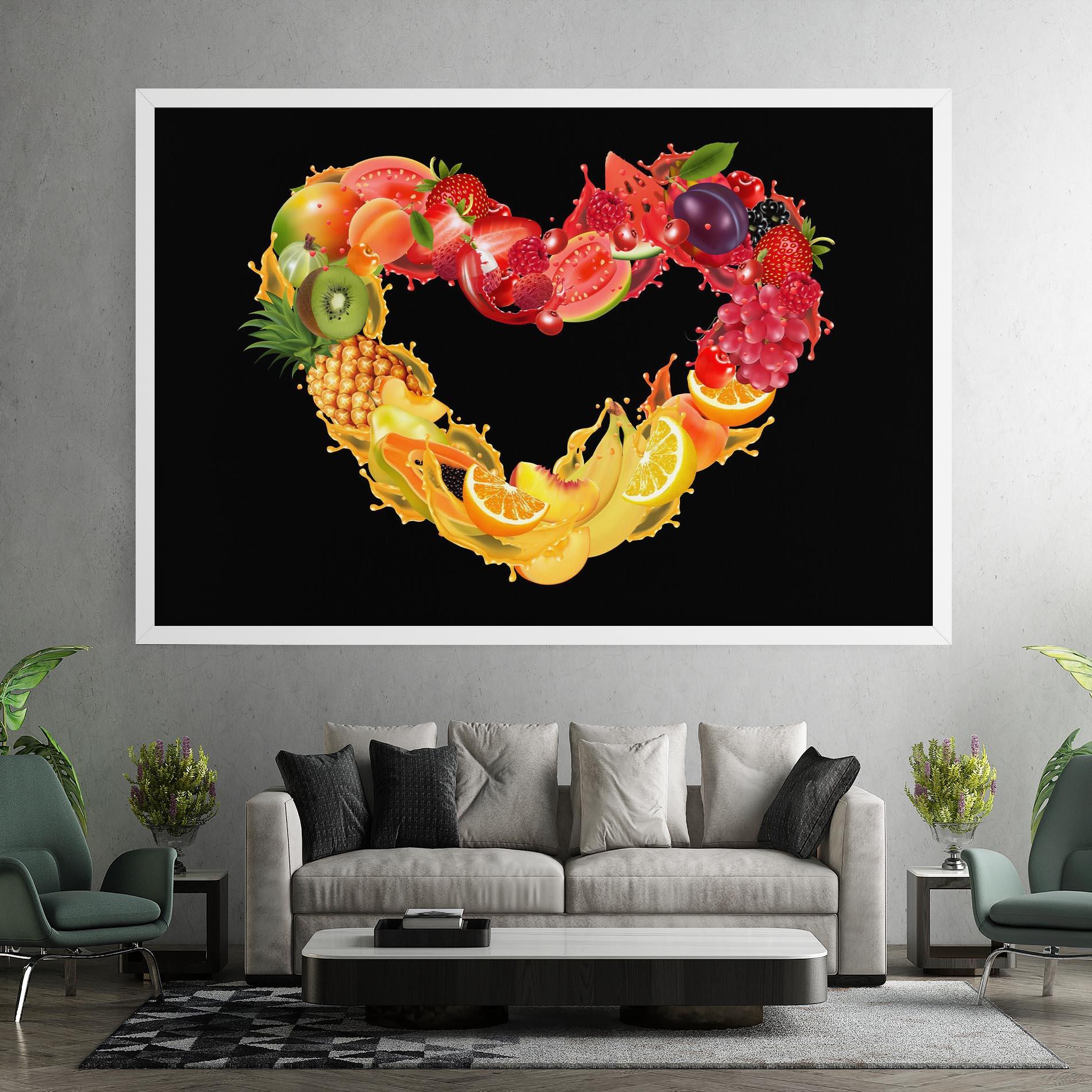 Vászonkép Juice Frame mockup 7