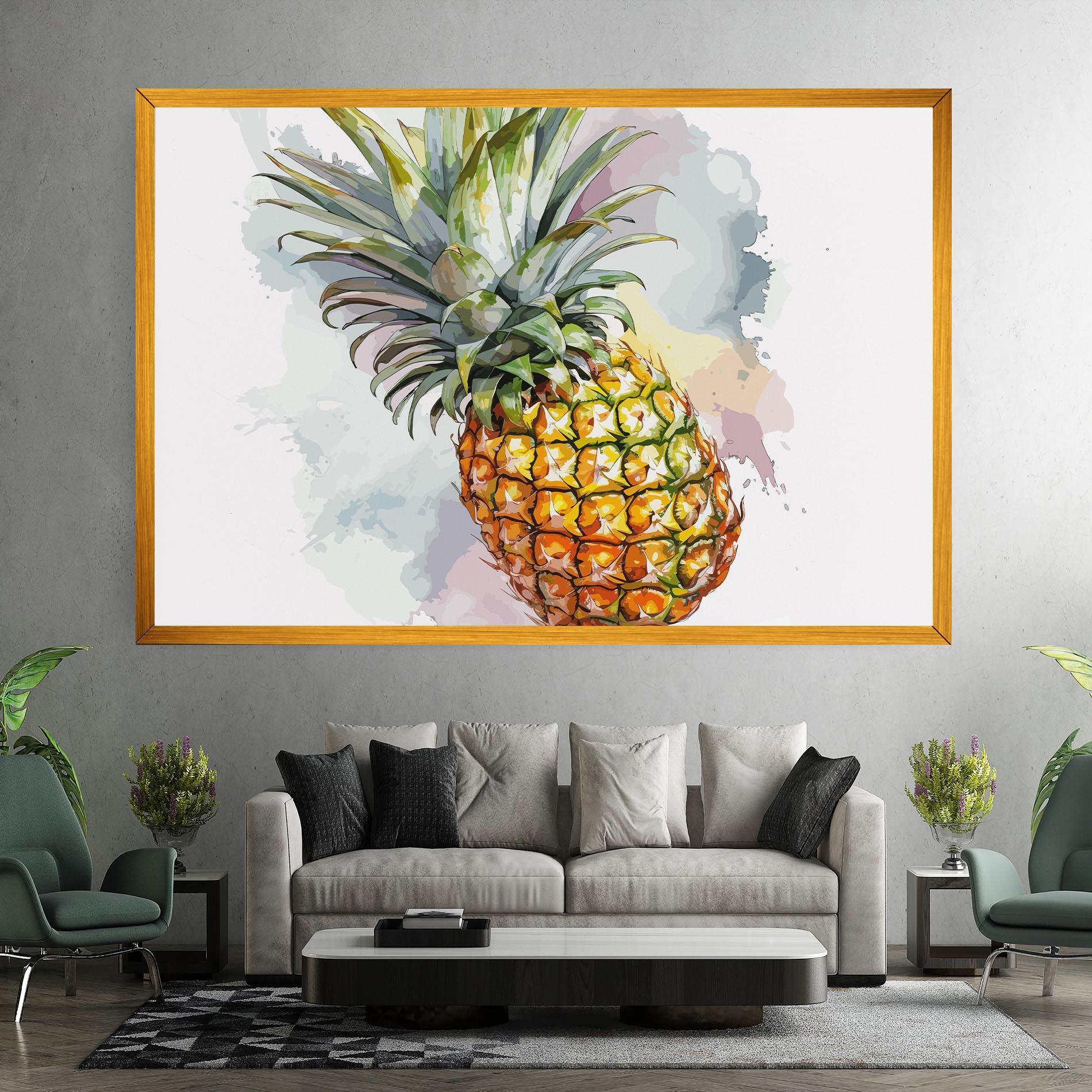 Vászonkép Artistic Pineapple mockup 7