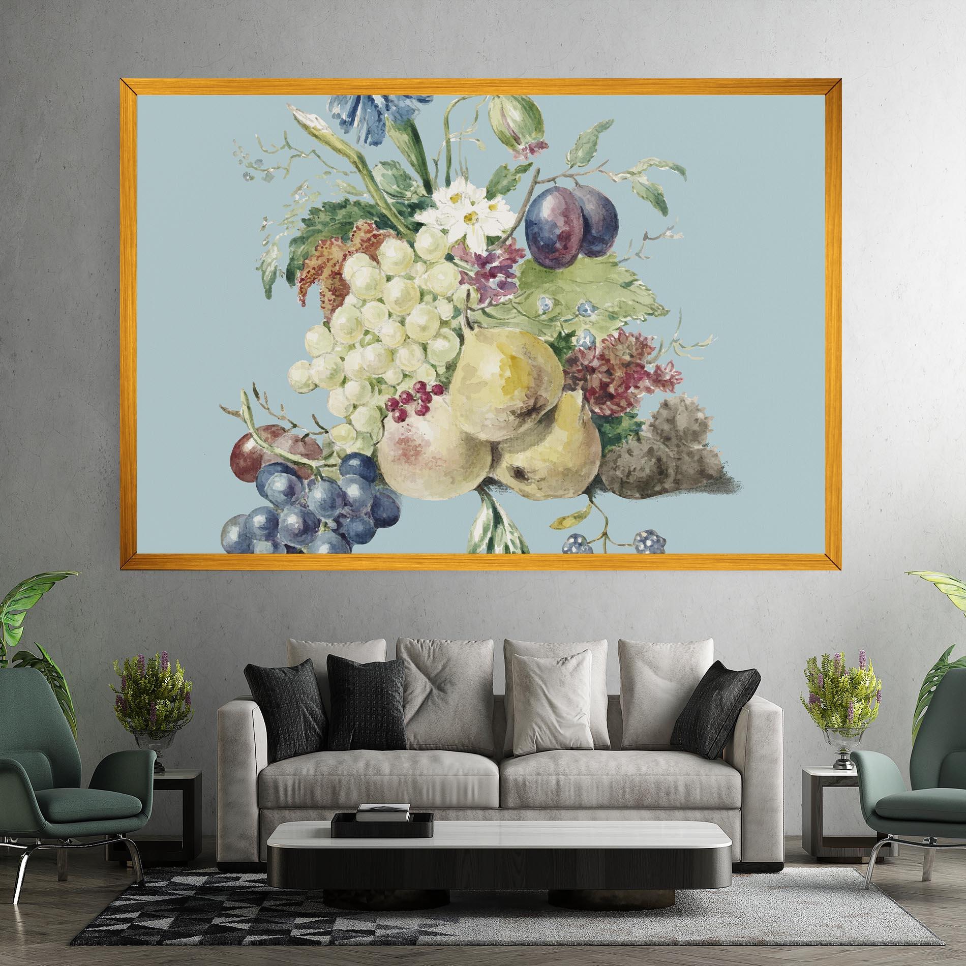Vászonkép Fruit Paintig mockup 7