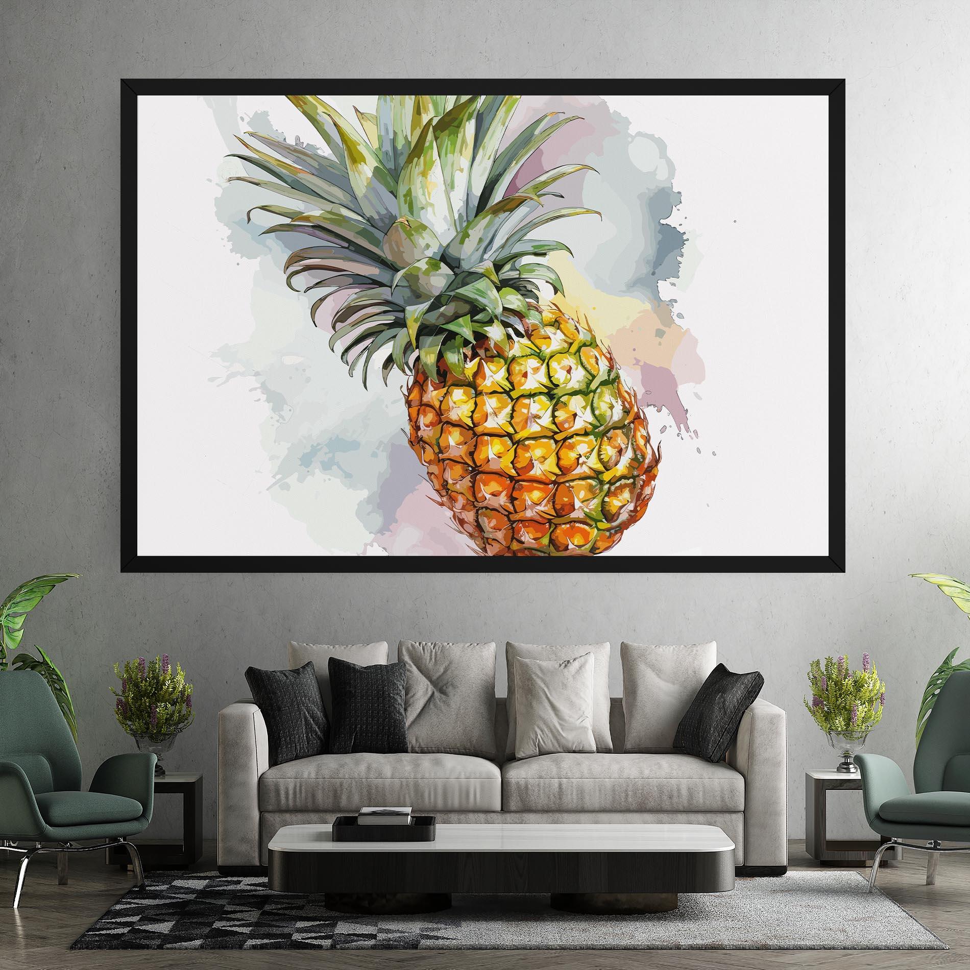 Vászonkép Artistic Pineapple mockup 7