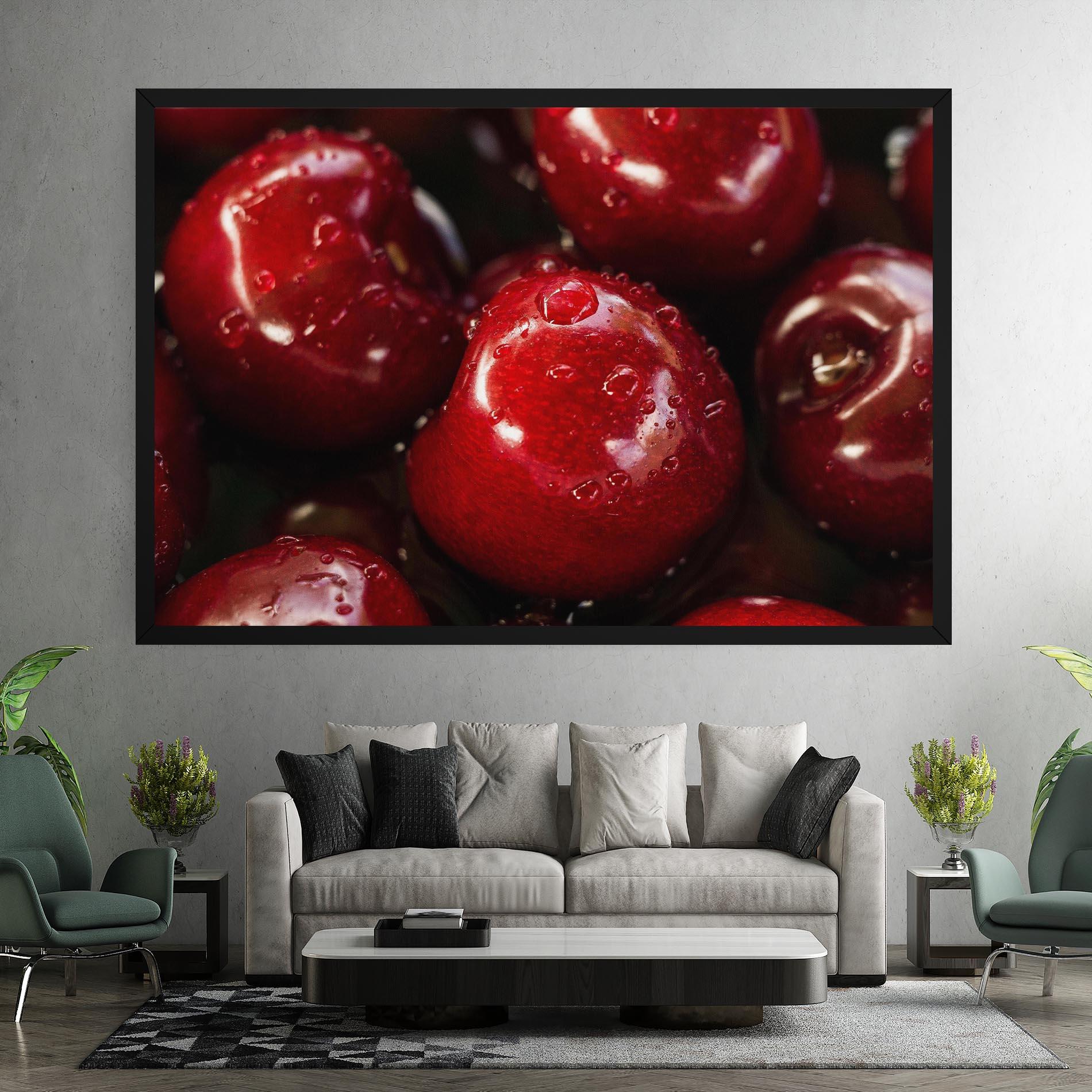 Vászonkép Cherries mockup 7