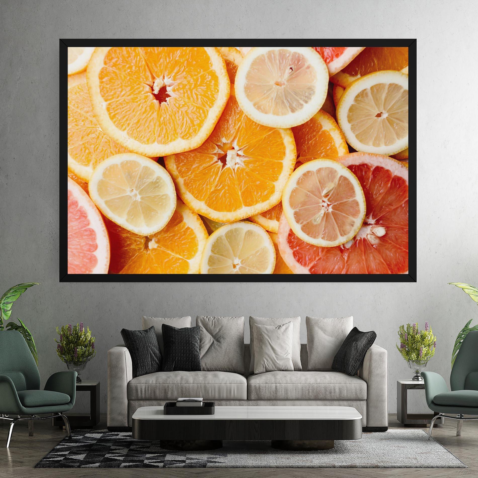 Vászonkép Citrus Fruits mockup 7