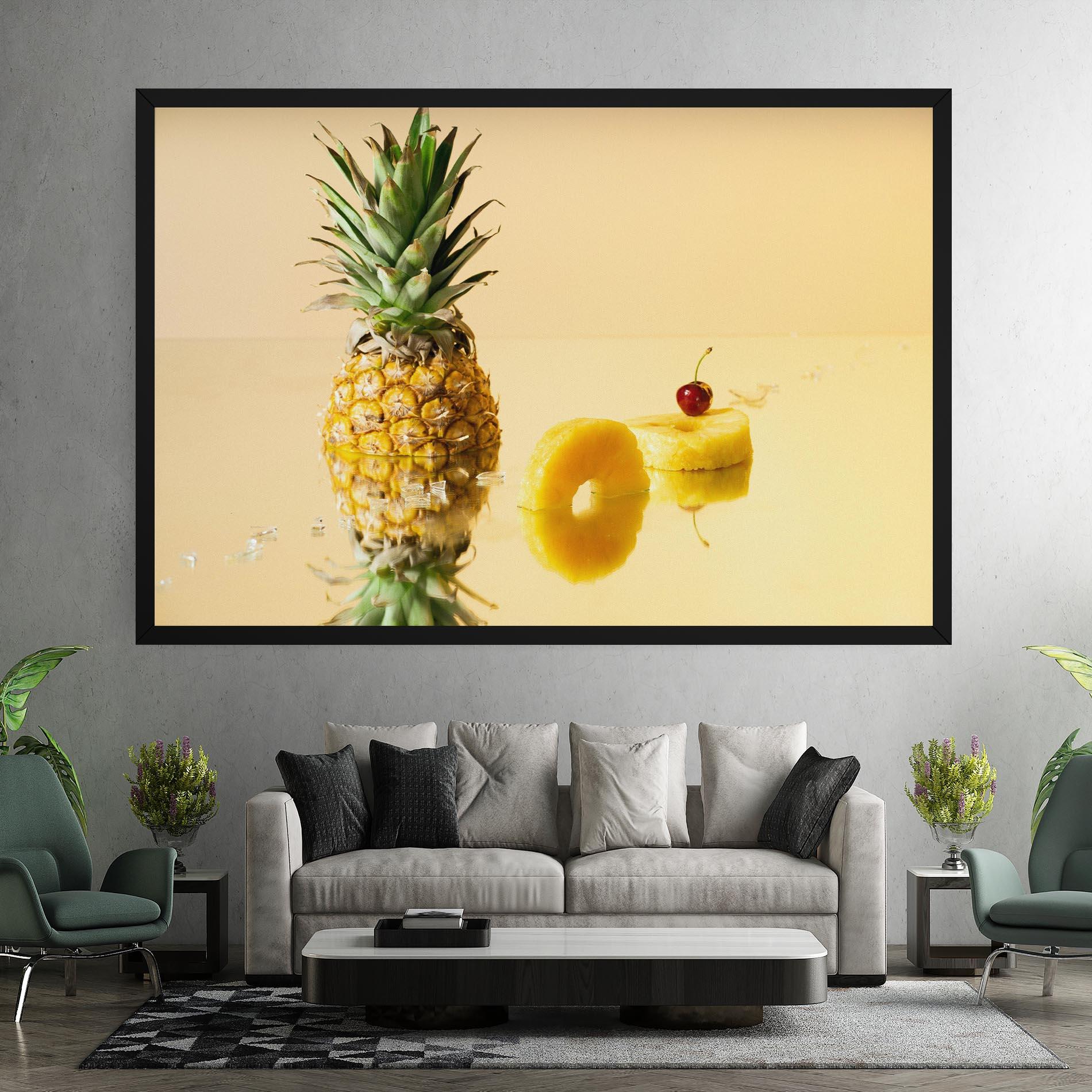 Vászonkép Cut Pineapple mockup 7