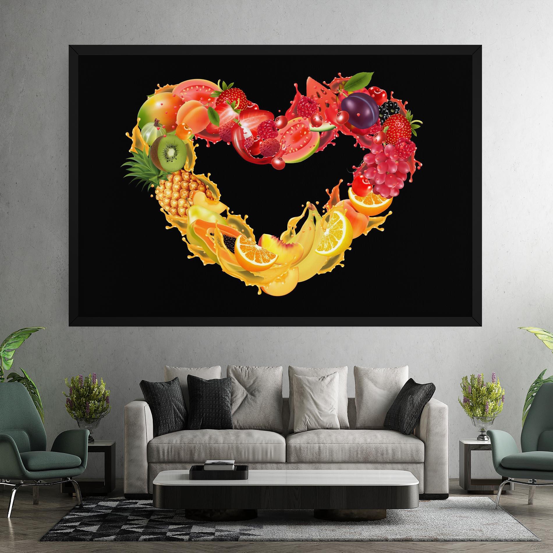 Vászonkép Juice Frame mockup 7