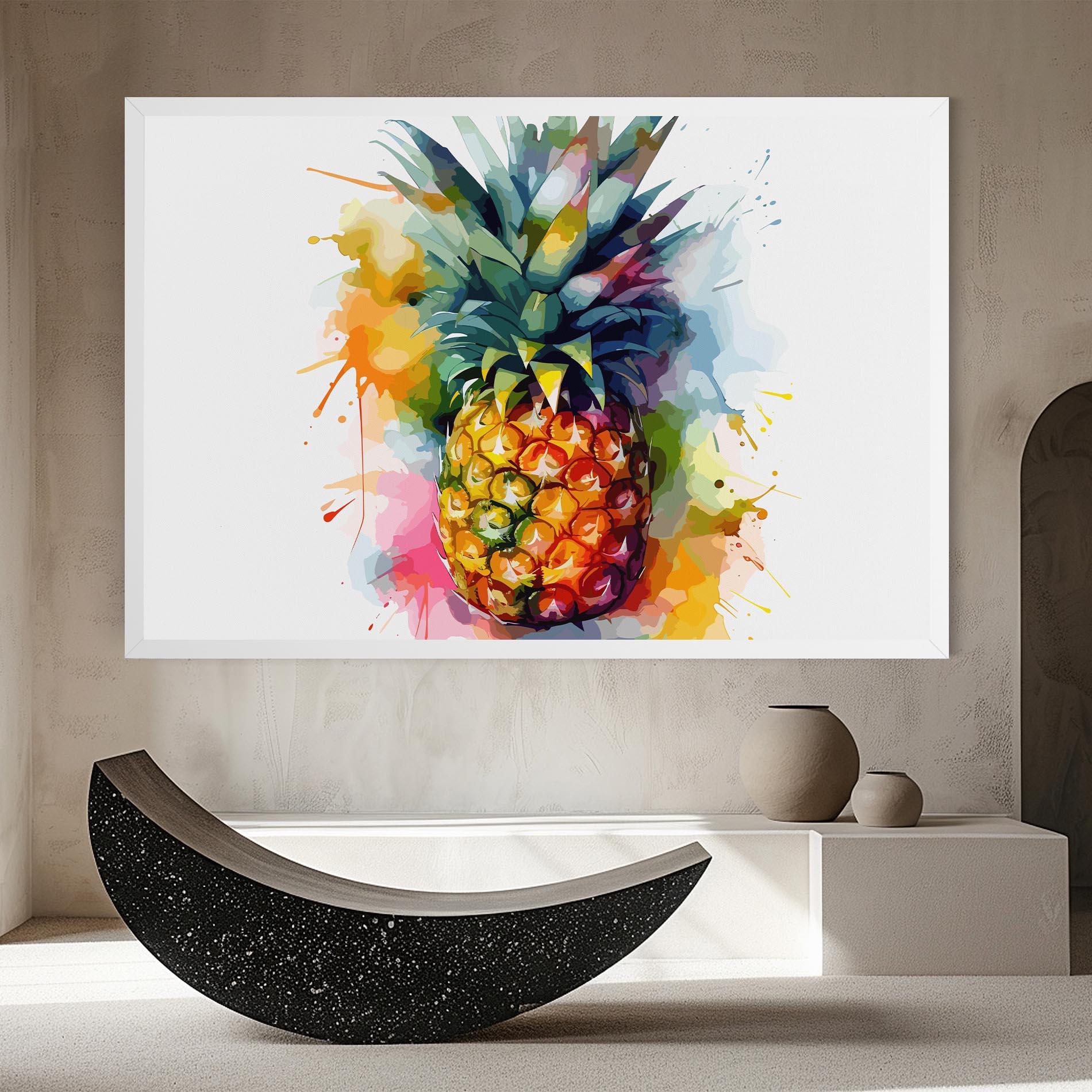 Vászonkép Color Mix Pineapple mockup 8