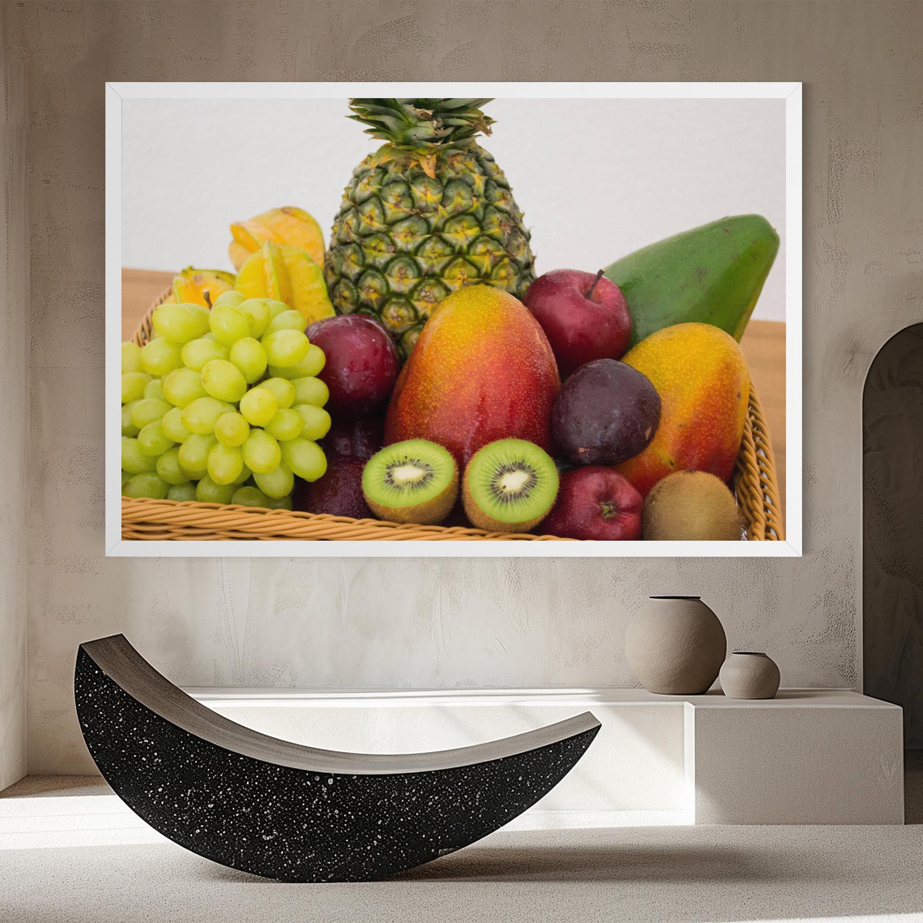 Vászonkép Fruit Basket mockup 8
