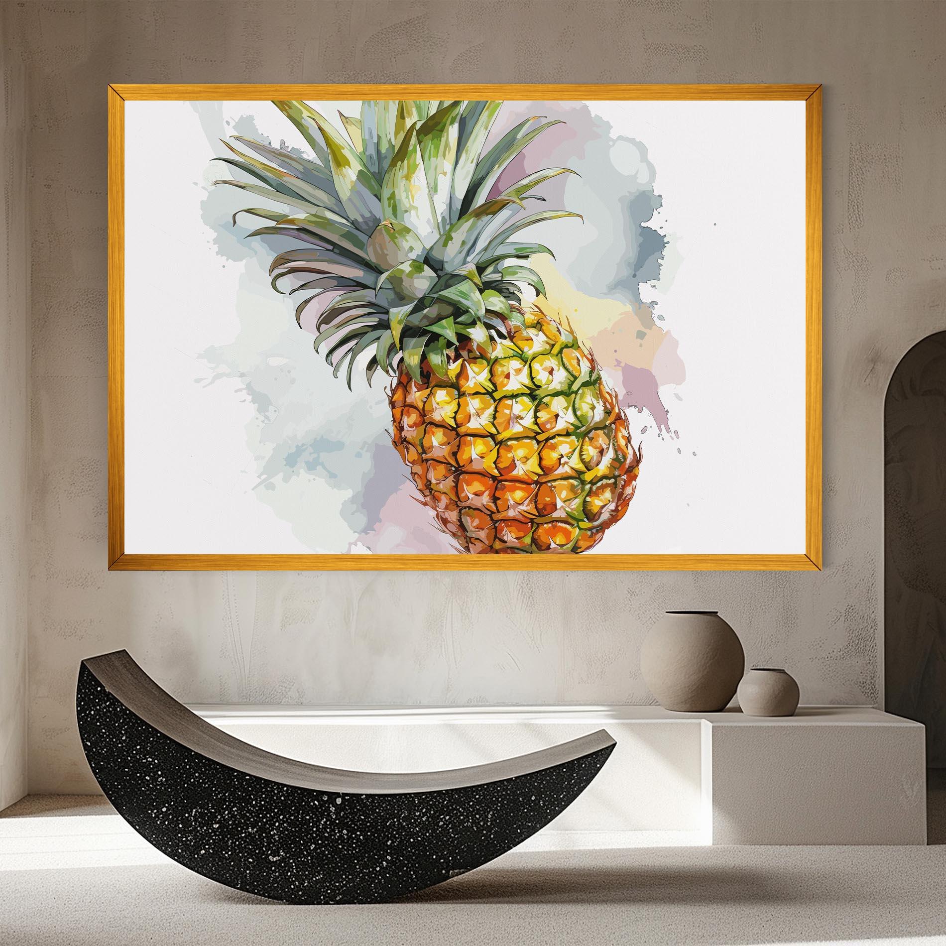 Vászonkép Artistic Pineapple mockup 8