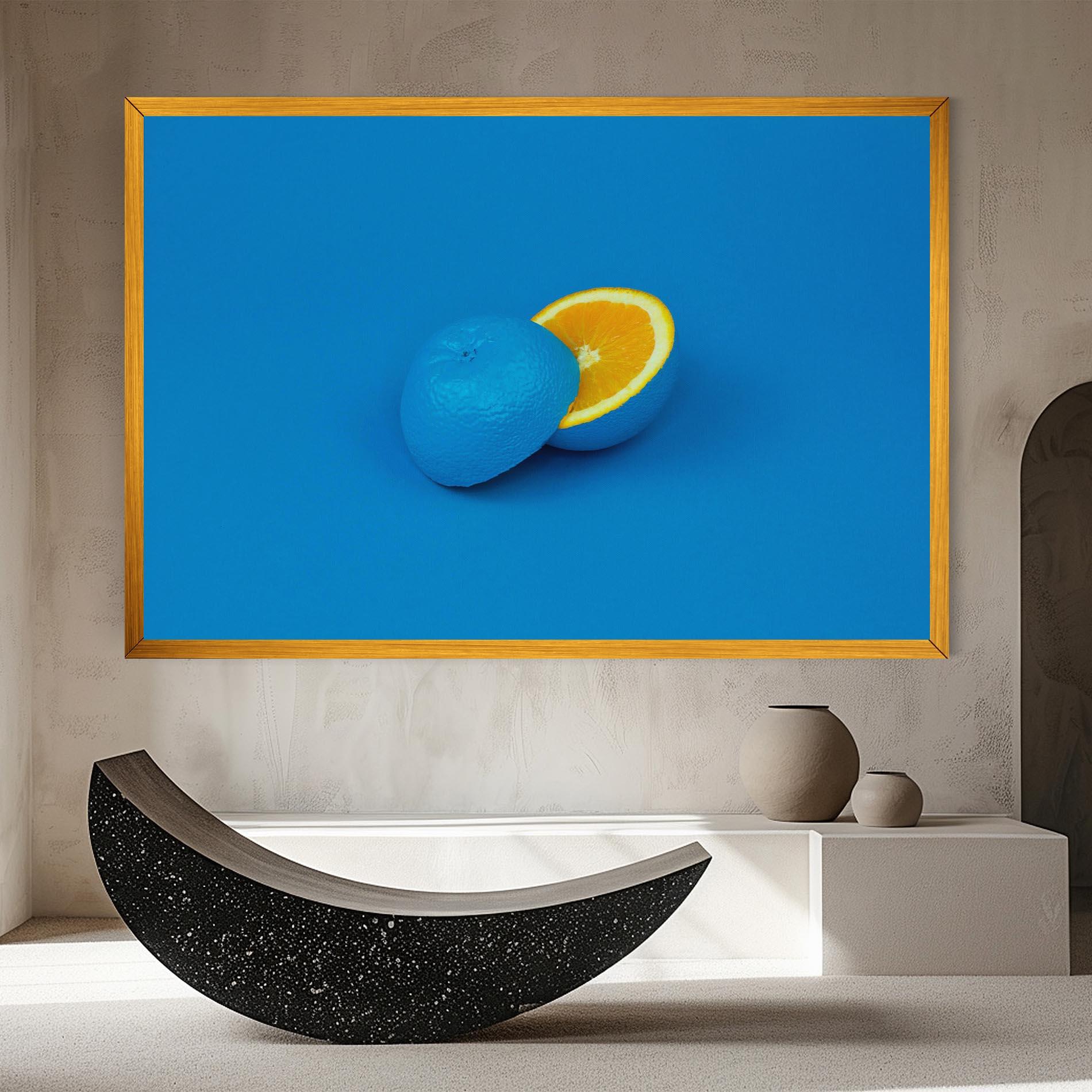 Vászonkép Blue Orange mockup 8