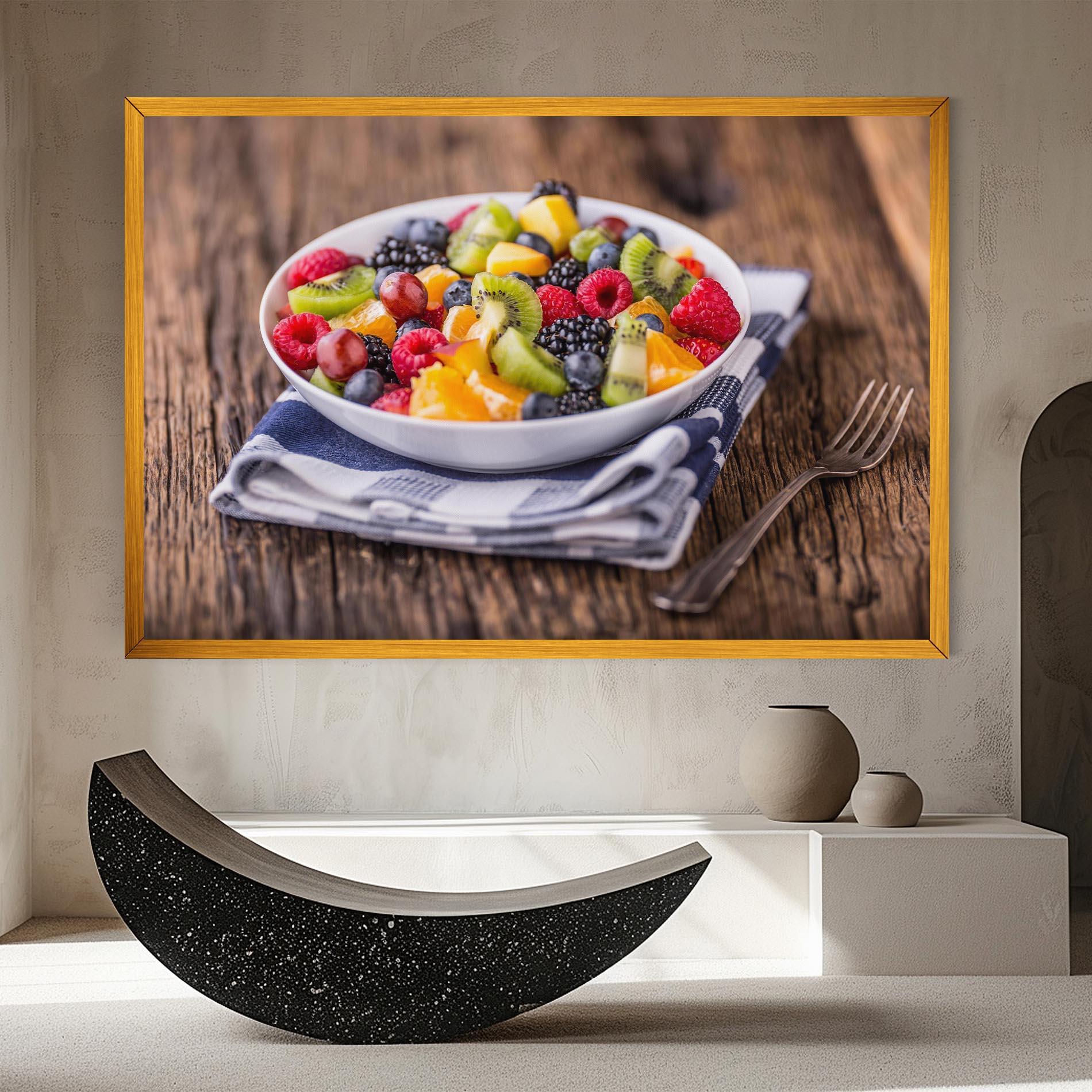 Vászonkép Fruit Salad mockup 8
