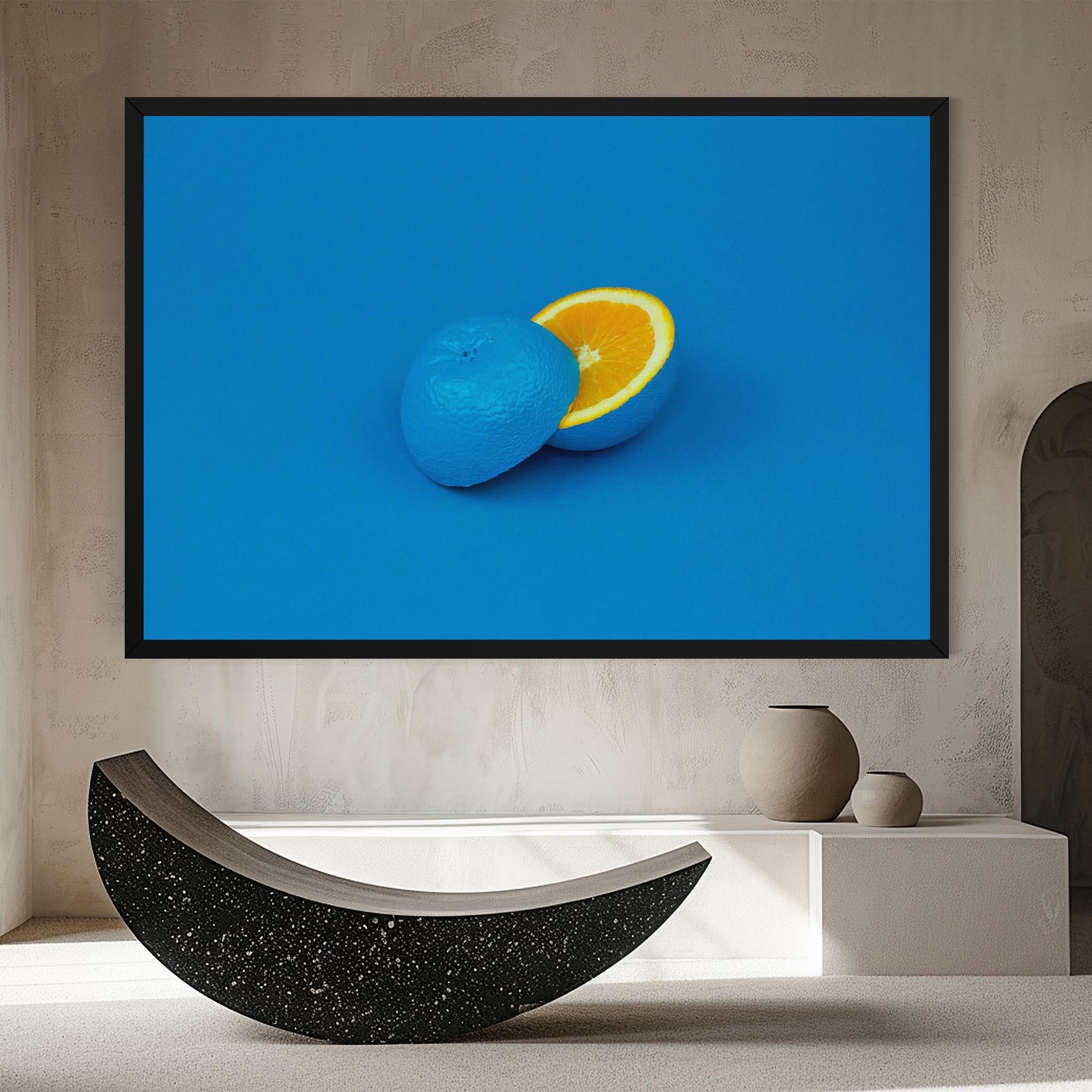 Vászonkép Blue Orange mockup 8