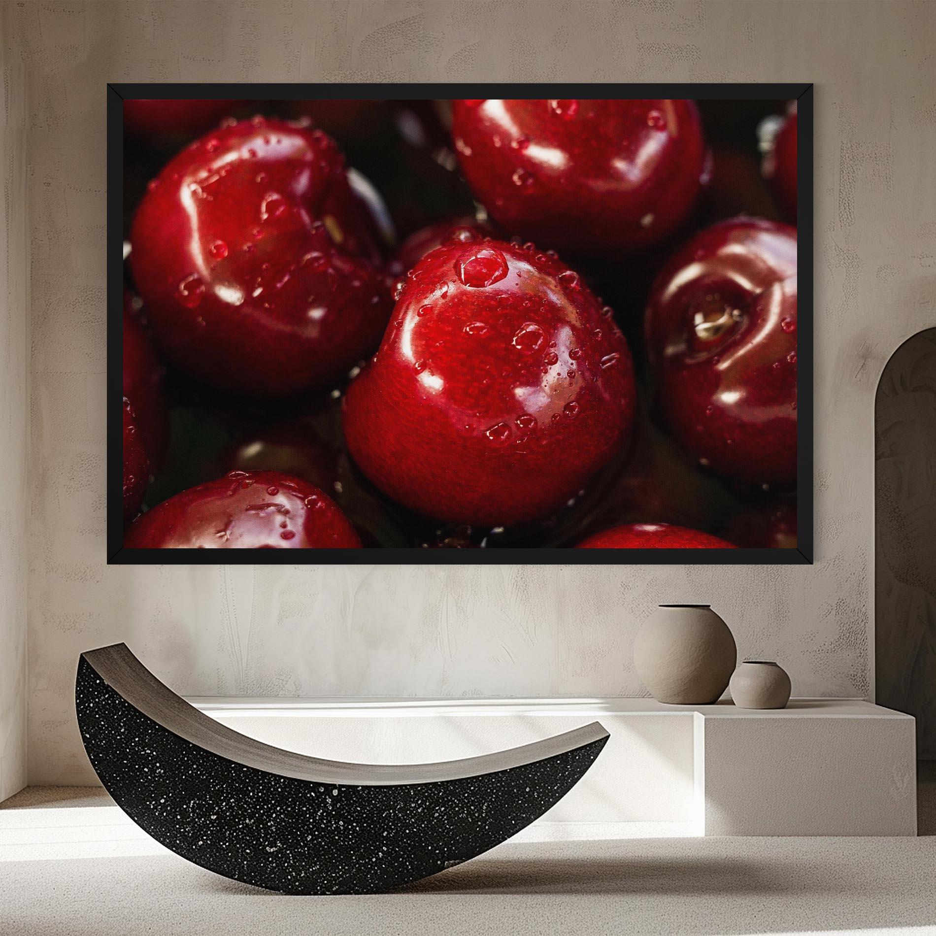 Vászonkép Cherries mockup 8