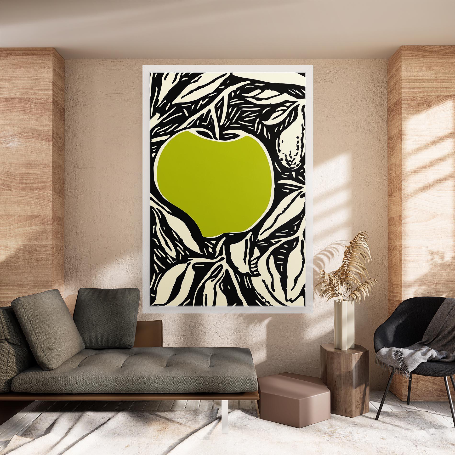Vászonkép Green Apple mockup 8