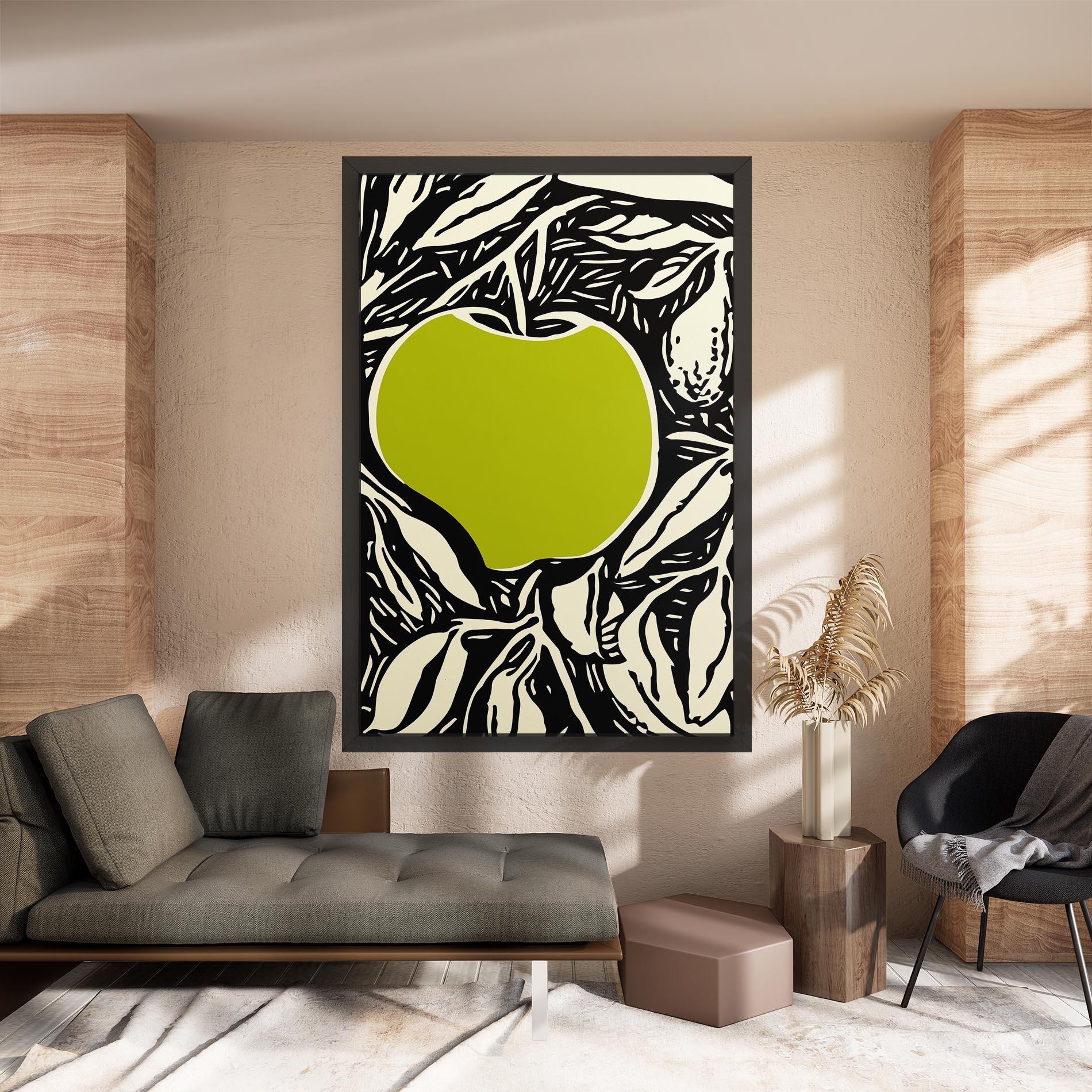 Vászonkép Green Apple mockup 8