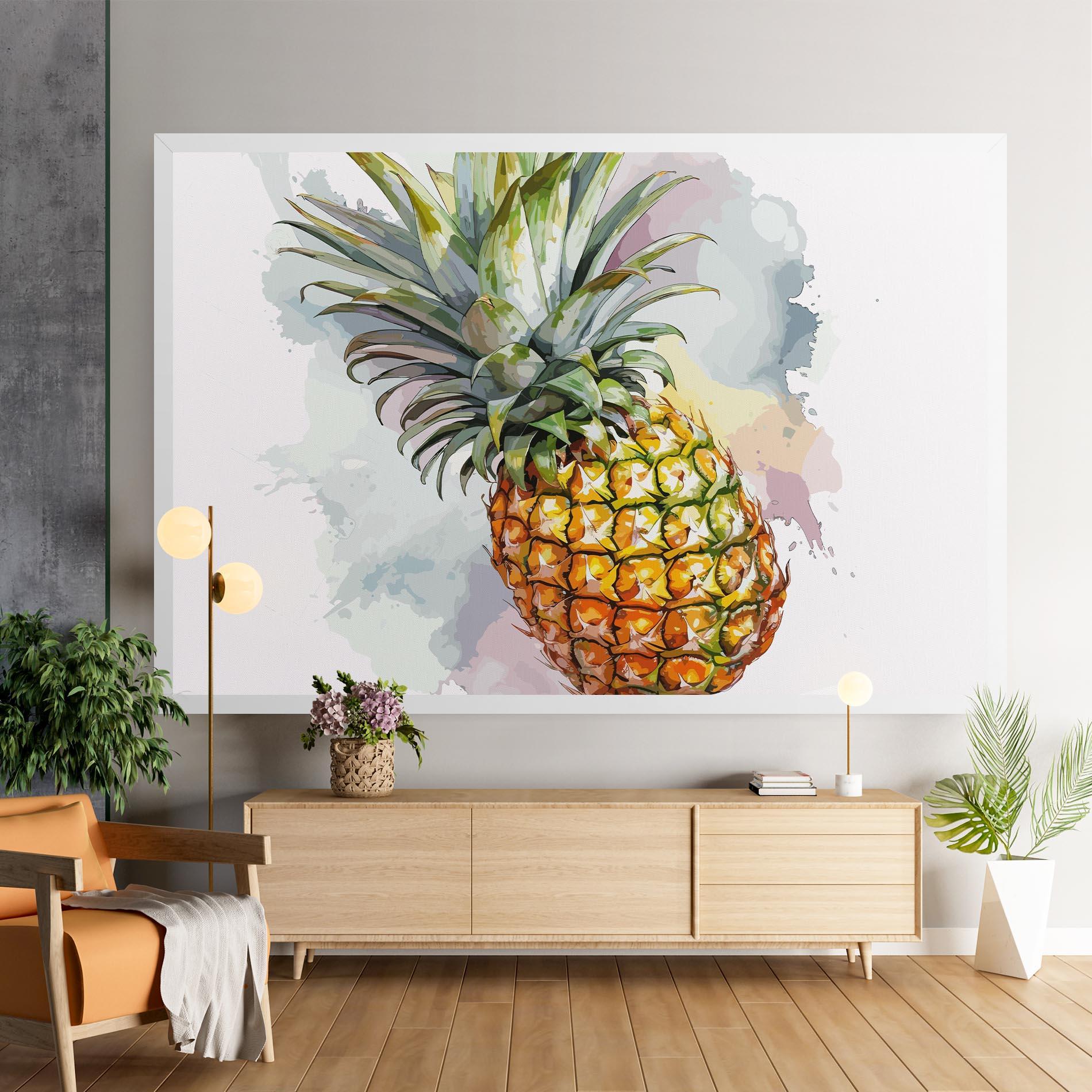 Vászonkép Artistic Pineapple mockup 9