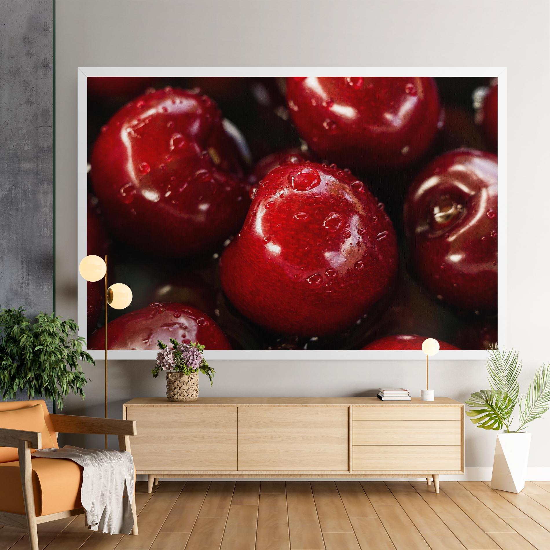 Vászonkép Cherries mockup 9