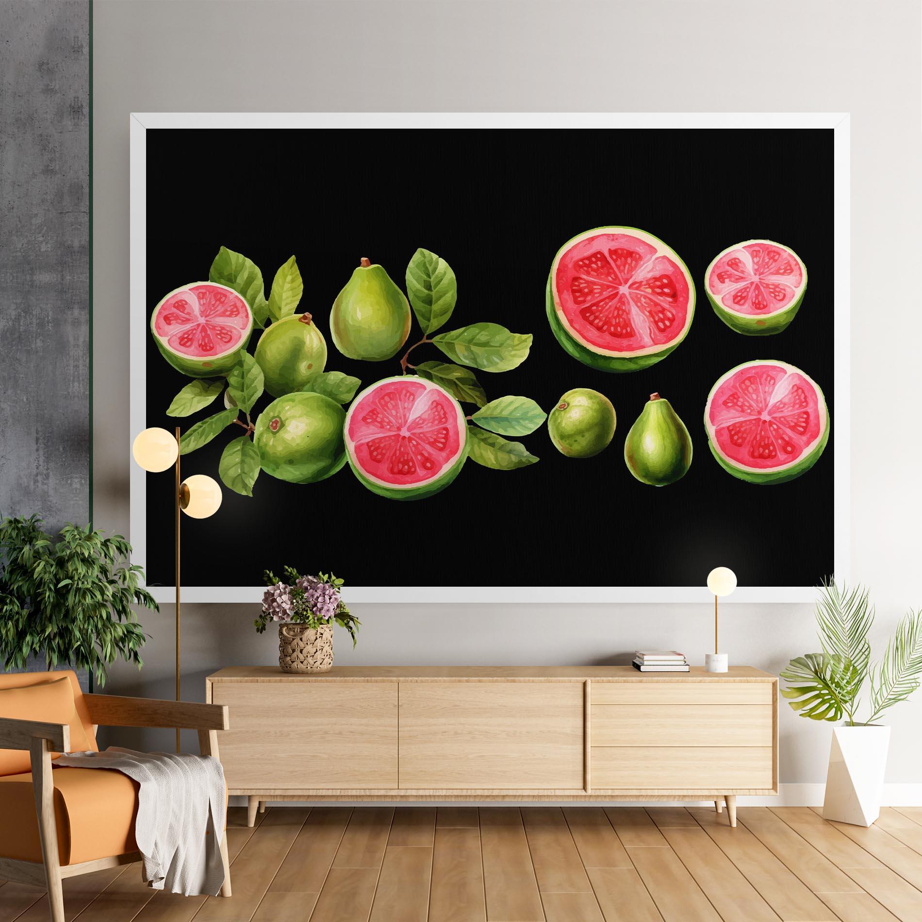 Vászonkép Green Fruit mockup 9