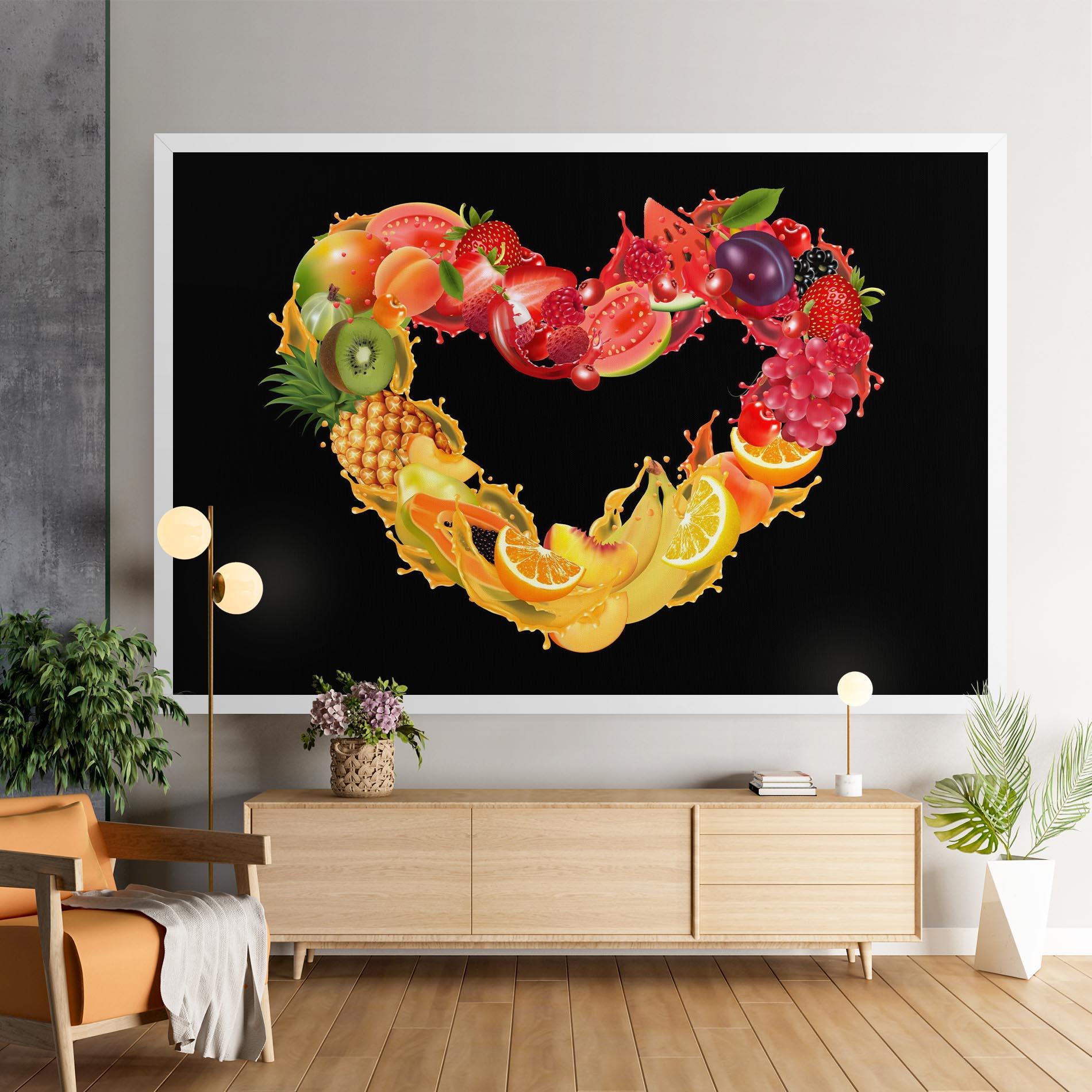 Vászonkép Juice Frame mockup 9